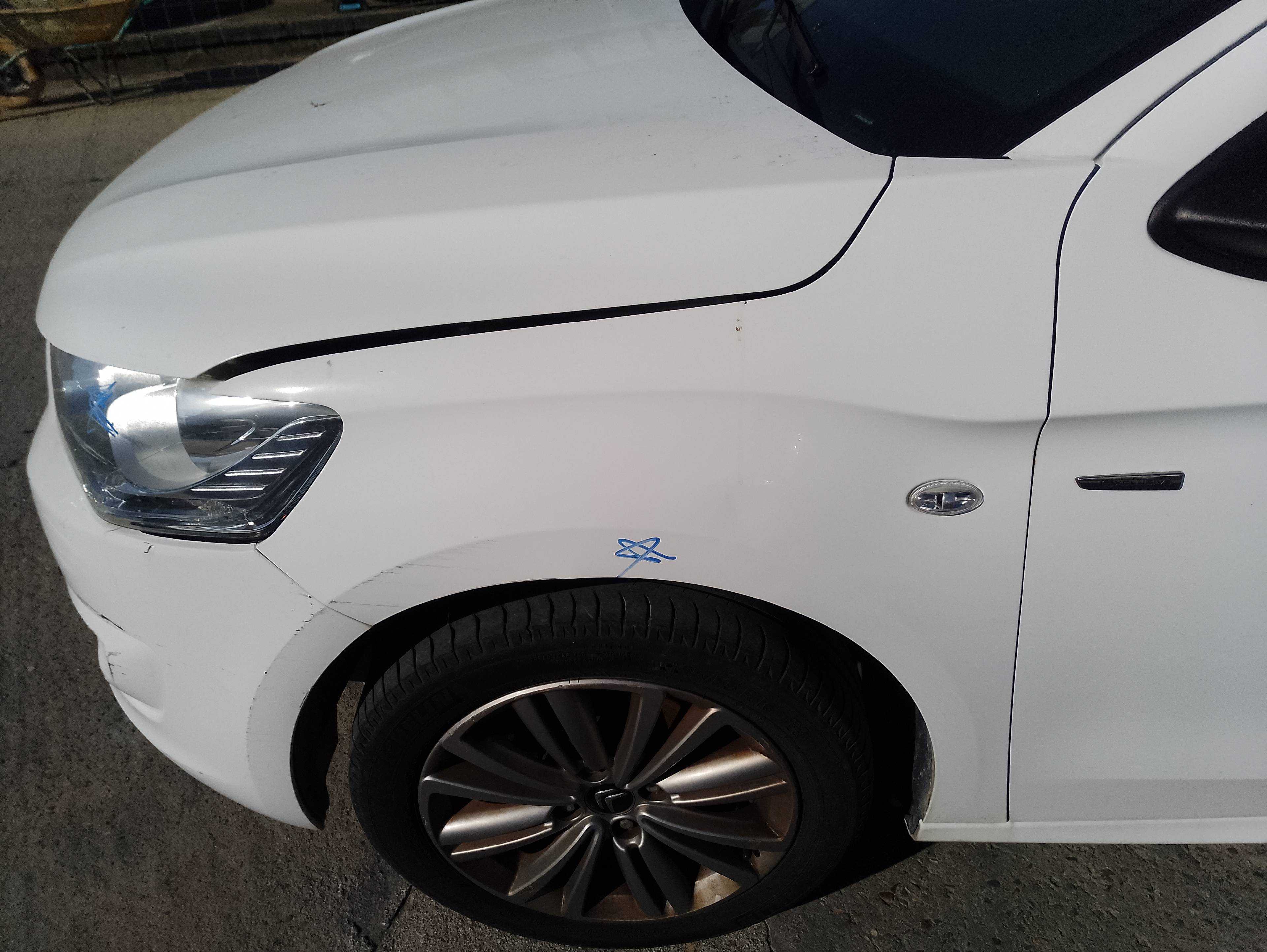 Recambio de aleta delantera izquierda para citroën c-elysée exclusive referencia OEM IAM   