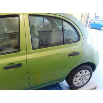 Recambio de puerta trasera izquierda para nissan micra (k12e) acenta referencia OEM IAM   