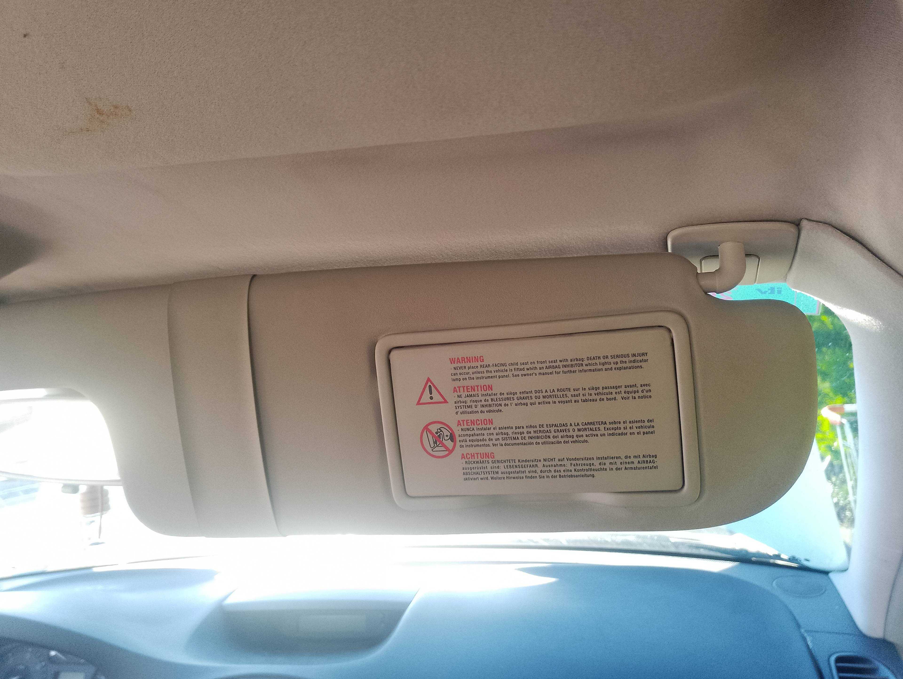 Recambio de parasol derecho para renault laguna ii (bg0) authentique referencia OEM IAM   