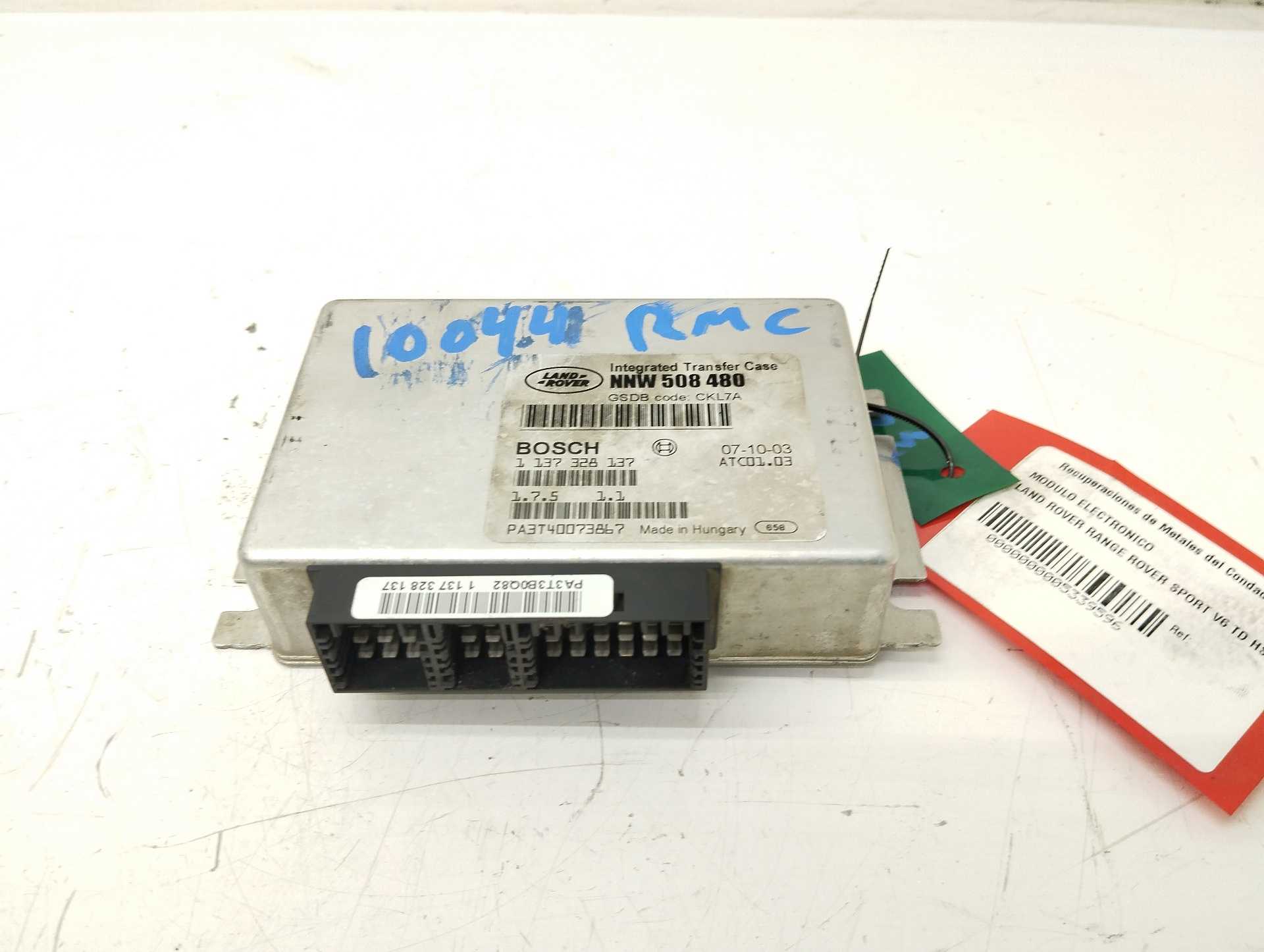Recambio de centralita cambio automatico para land rover range rover sport v6 td hse referencia OEM IAM NNW508480 1137328137 