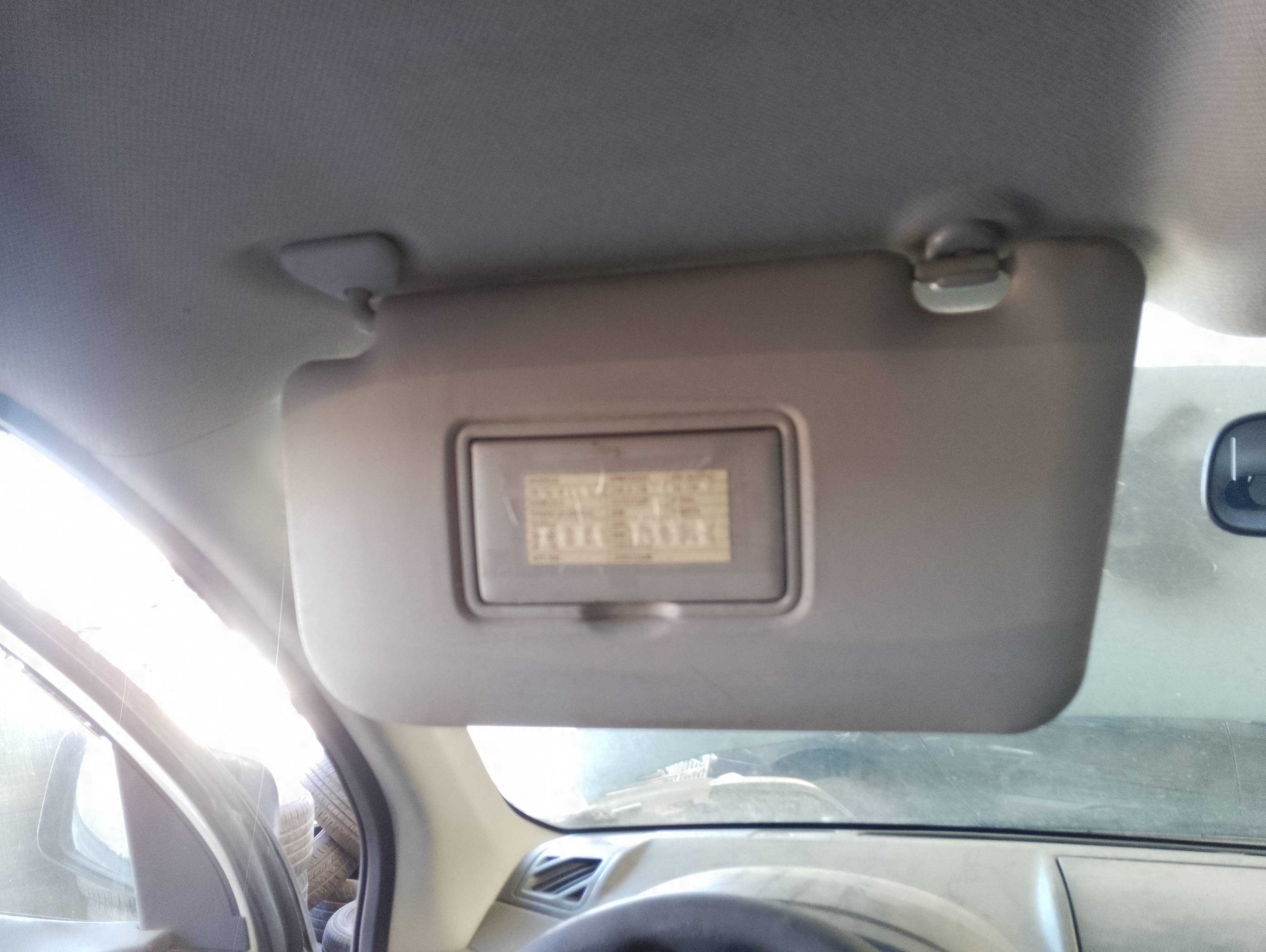 Recambio de parasol izquierdo para nissan x-trail (t31) le referencia OEM IAM   