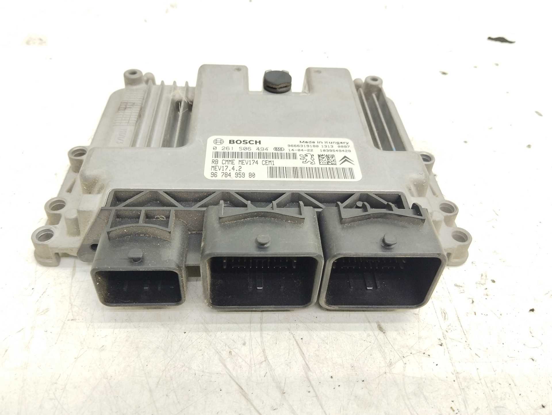 Recambio de centralita motor uce para citroën c4 lim. business referencia OEM IAM 9678495980 0261S06494 BOSCH