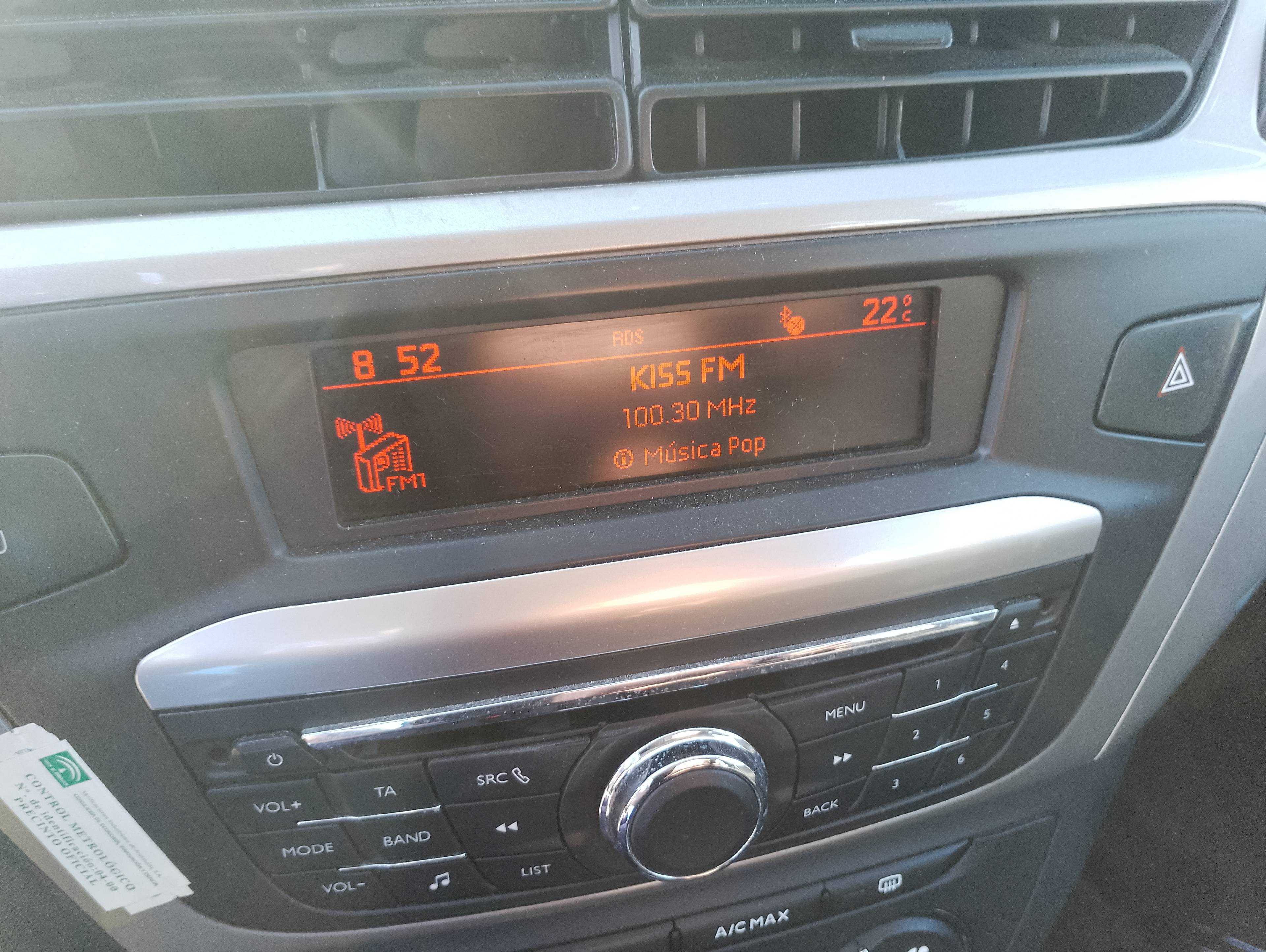 Recambio de pantalla multifuncion para citroën c-elysée exclusive referencia OEM IAM   