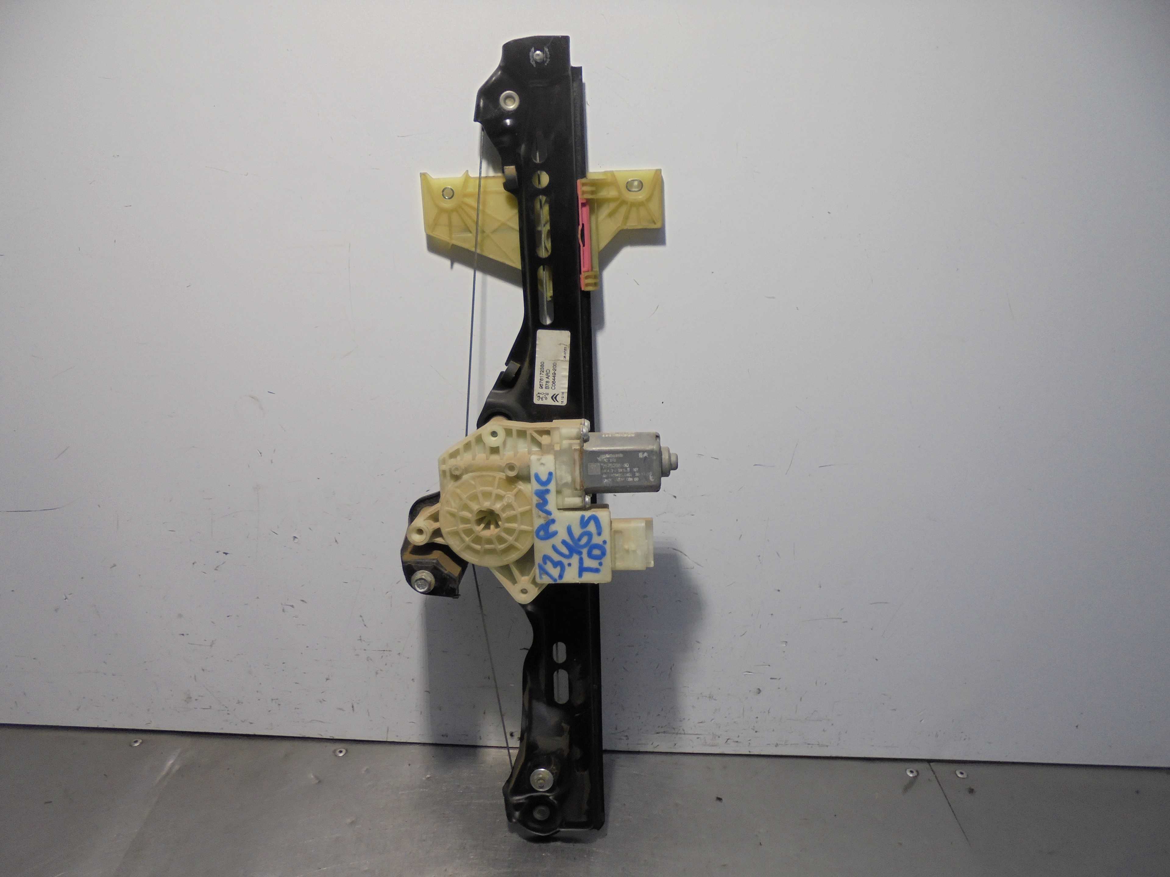 Recambio de elevalunas trasero derecho para citroën c4 picasso exclusive referencia OEM IAM 9675288180  