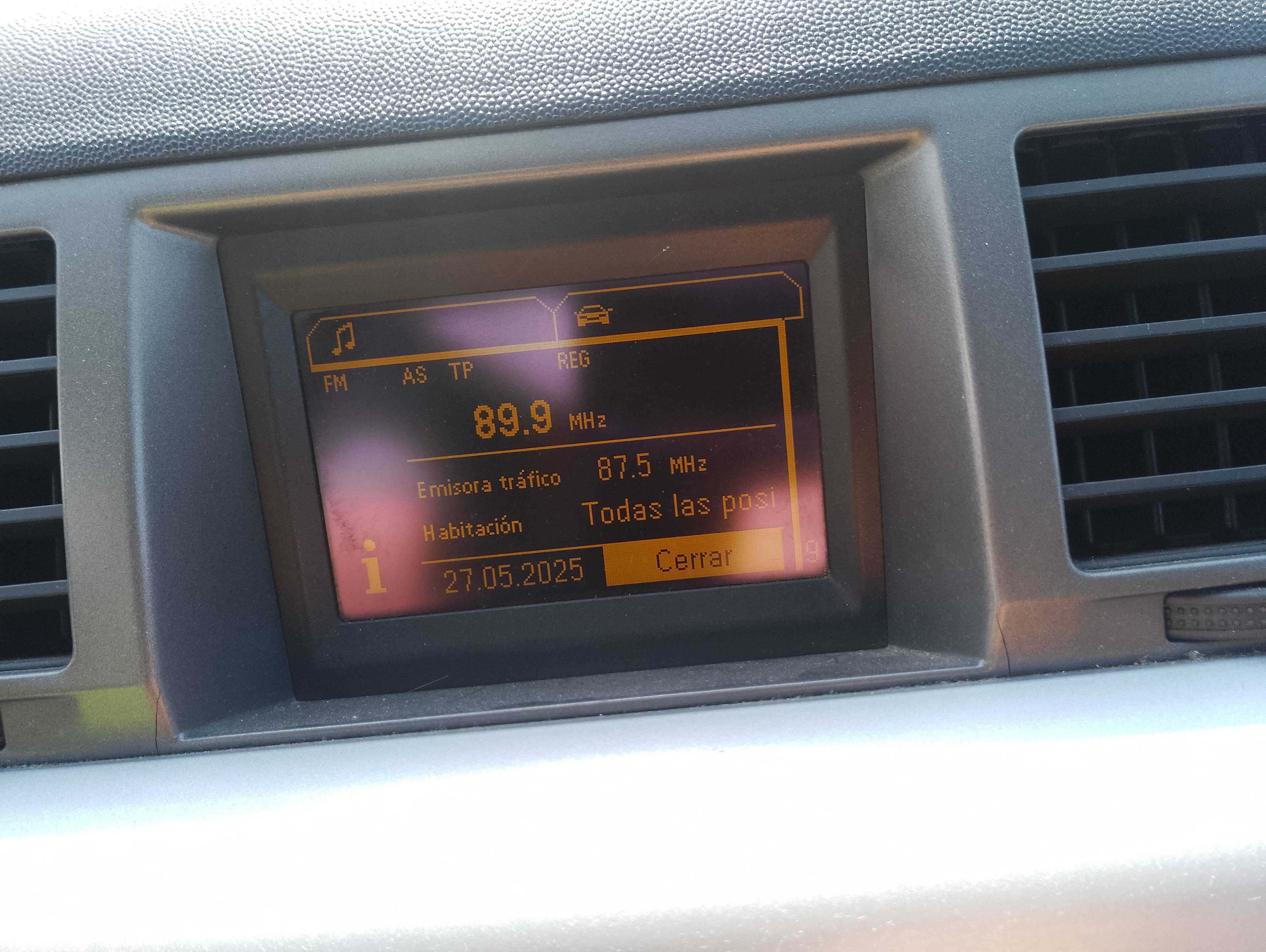 Recambio de pantalla multifuncion para opel vectra c berlina club referencia OEM IAM   