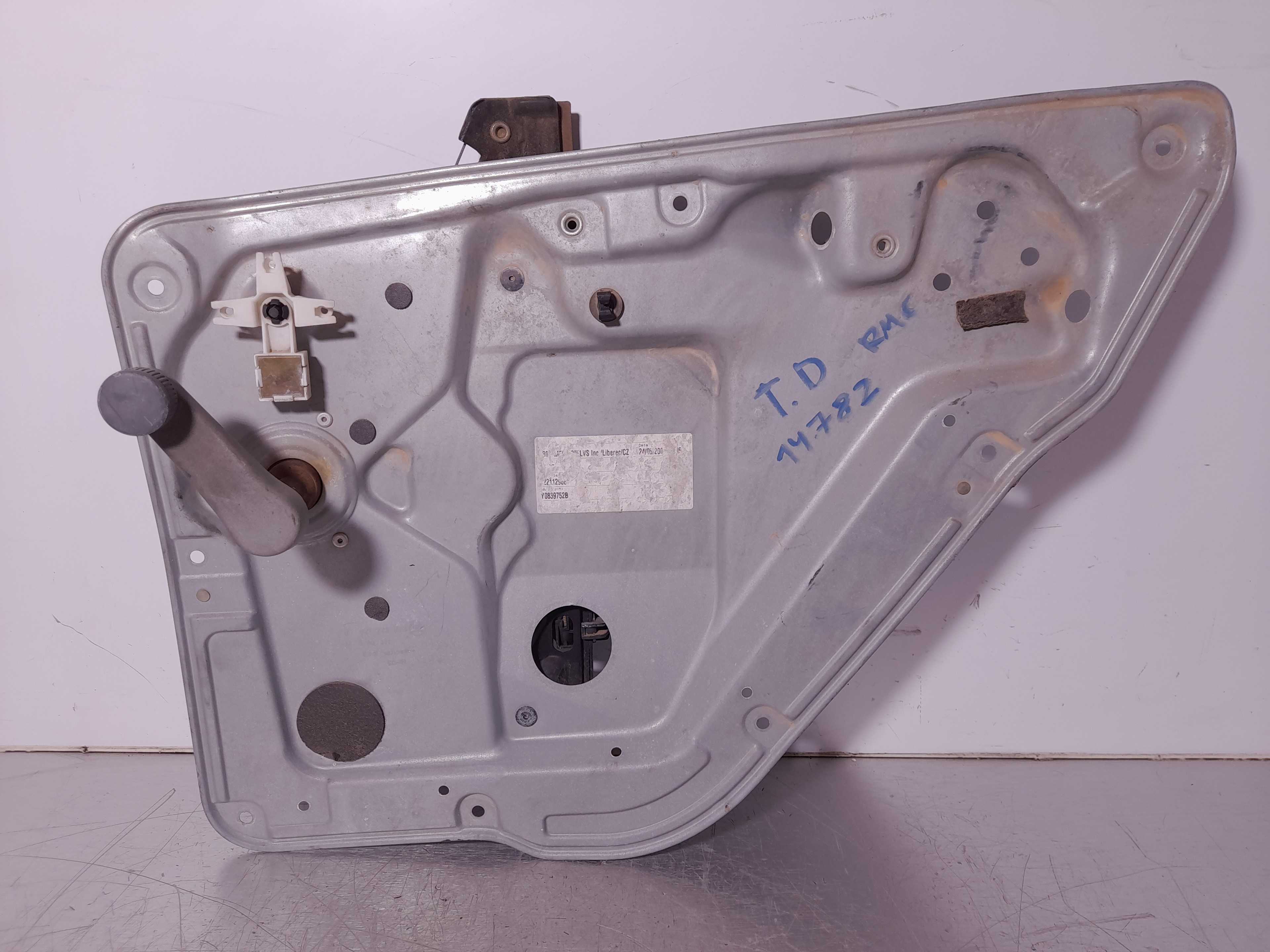 Recambio de elevalunas trasero derecho para skoda fabia (6y2/6y3) 1.9 sdi cat (asy) referencia OEM IAM   