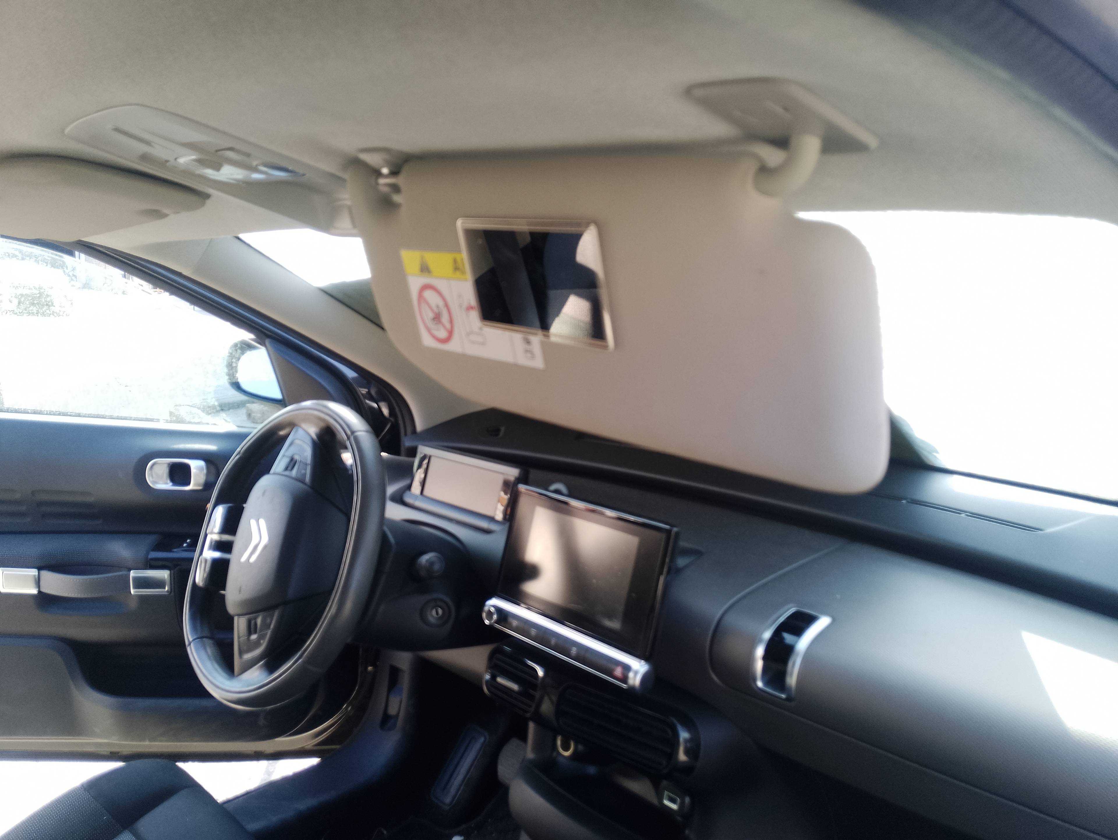 Recambio de parasol derecho para citroën c4 cactus feel referencia OEM IAM   