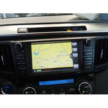 Recambio de pantalla multifuncion para toyota rav4 hybrid 4x2 black edition referencia OEM IAM   