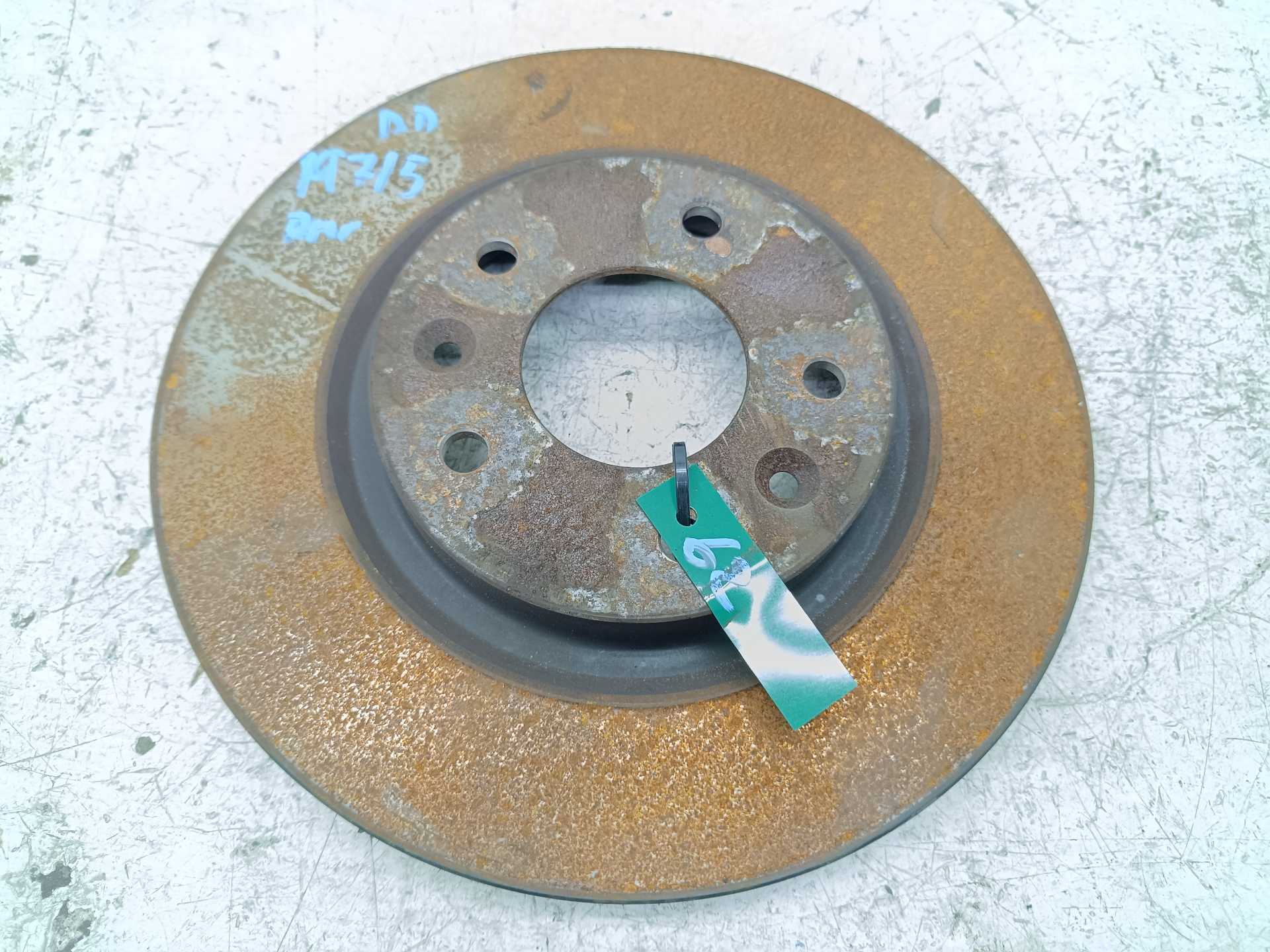 Recambio de disco de freno delantero derecho para nissan qashqai (j10) acenta referencia OEM IAM   