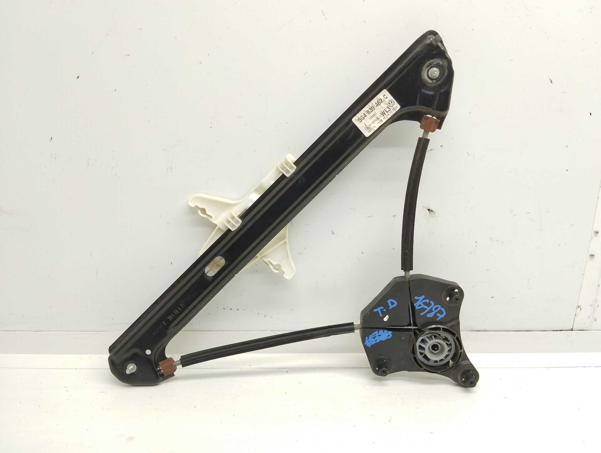 Recambio de elevalunas trasero derecho para volkswagen golf vii lim. 2.0 tsi referencia OEM IAM 5G4839462C 122287 