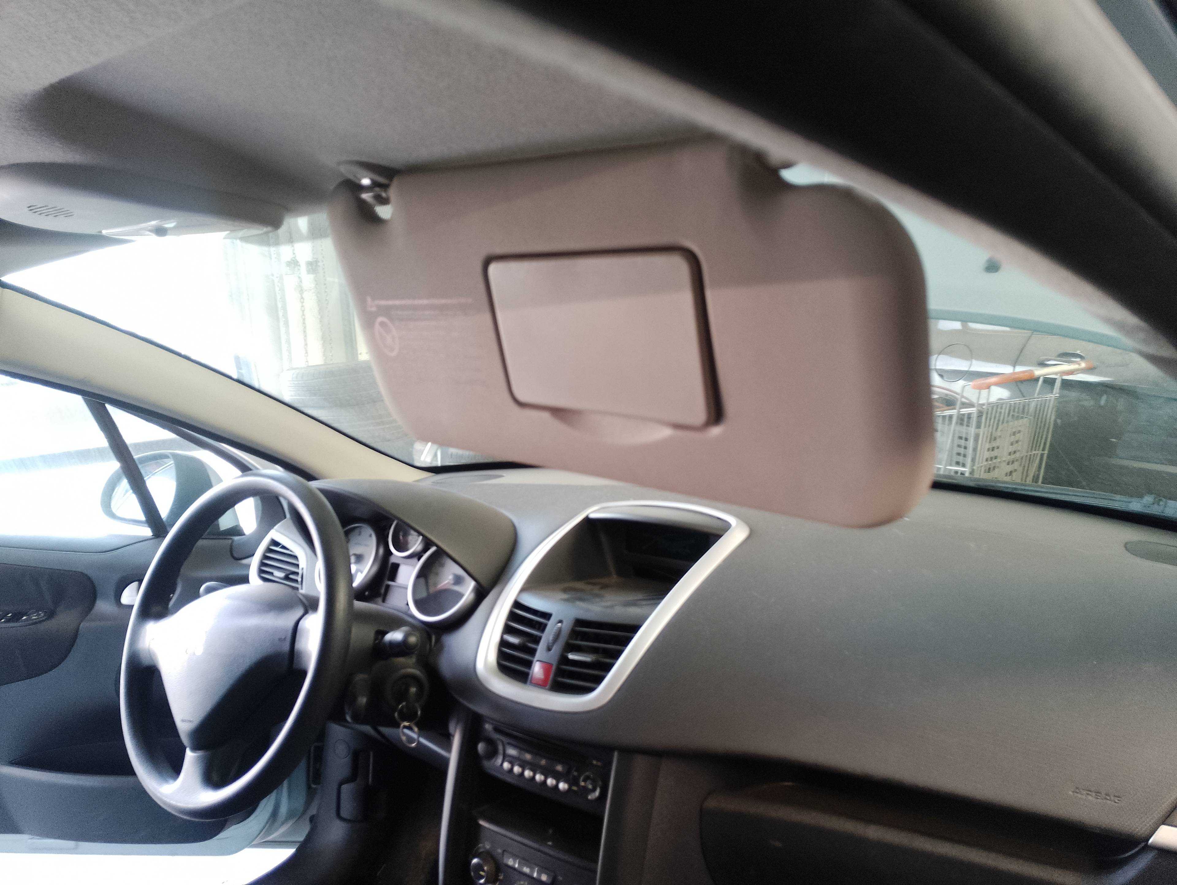 Recambio de parasol derecho para peugeot 207 confort referencia OEM IAM   