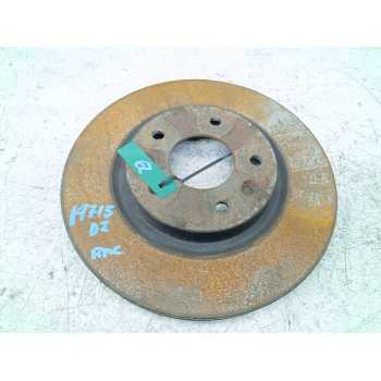Recambio de disco de freno delantero izquierdo para nissan qashqai (j10) acenta referencia OEM IAM   