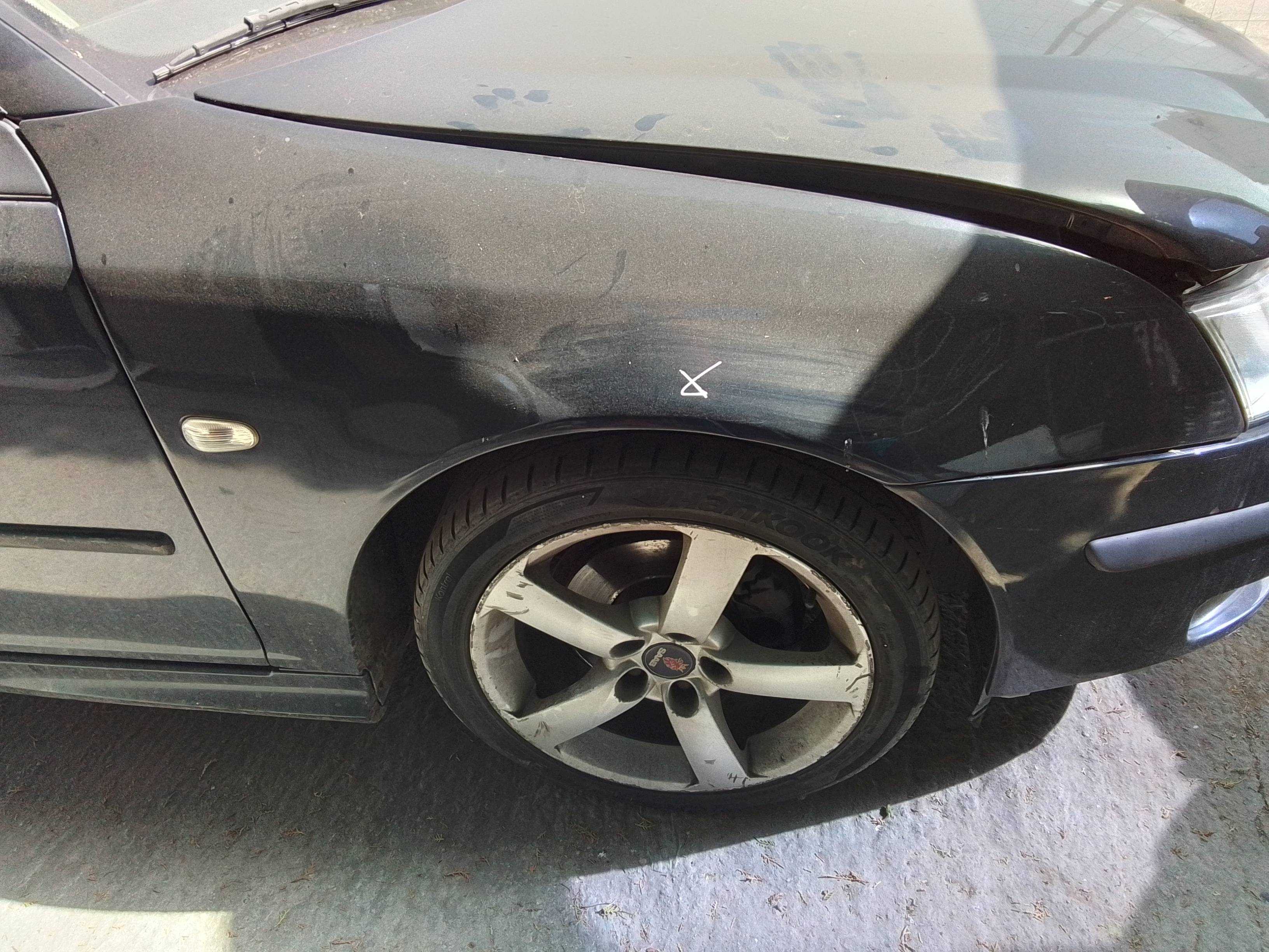 Recambio de aleta delantera derecha para saab 9-3 berlina 1.9 tid cat referencia OEM IAM   