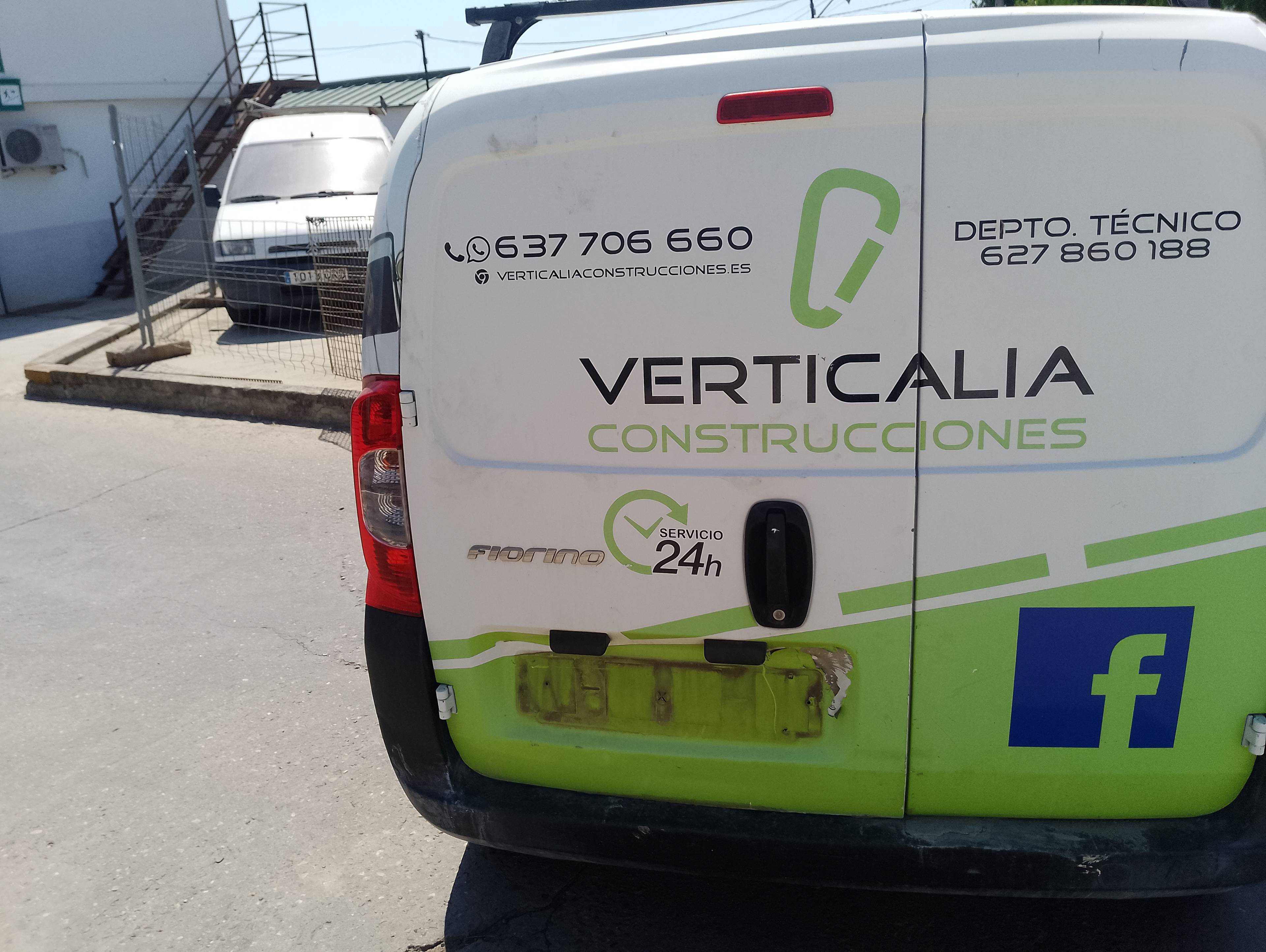 Recambio de porton trasero izquierdo para fiat fiorino adventure cargo referencia OEM IAM   