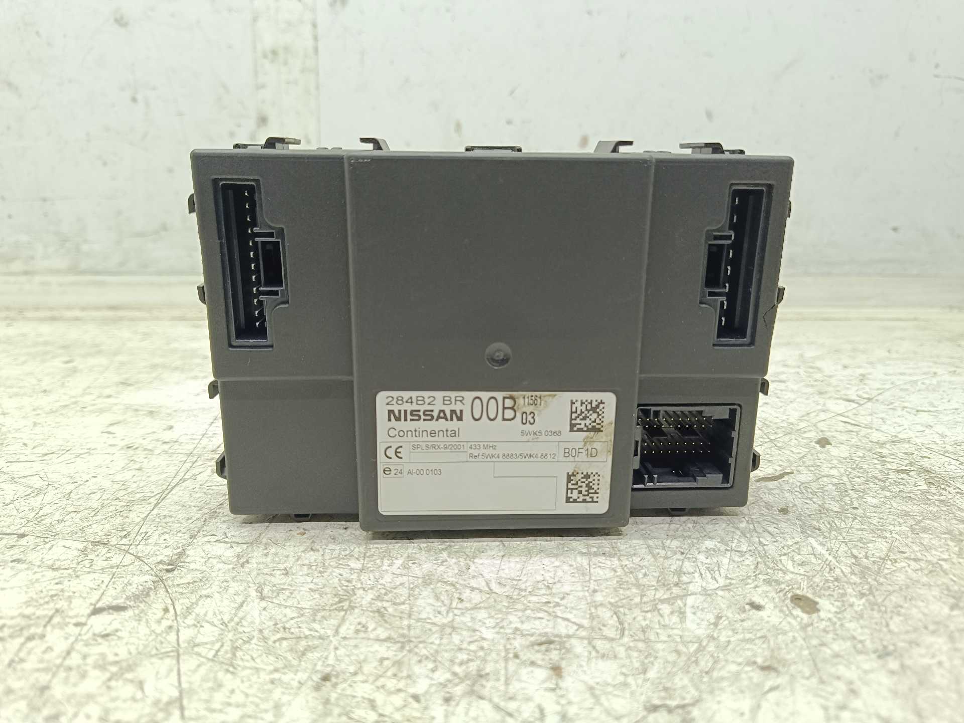 Recambio de modulo electronico para nissan qashqai (j10) acenta referencia OEM IAM 284B2BR00B03 5WK50368 
