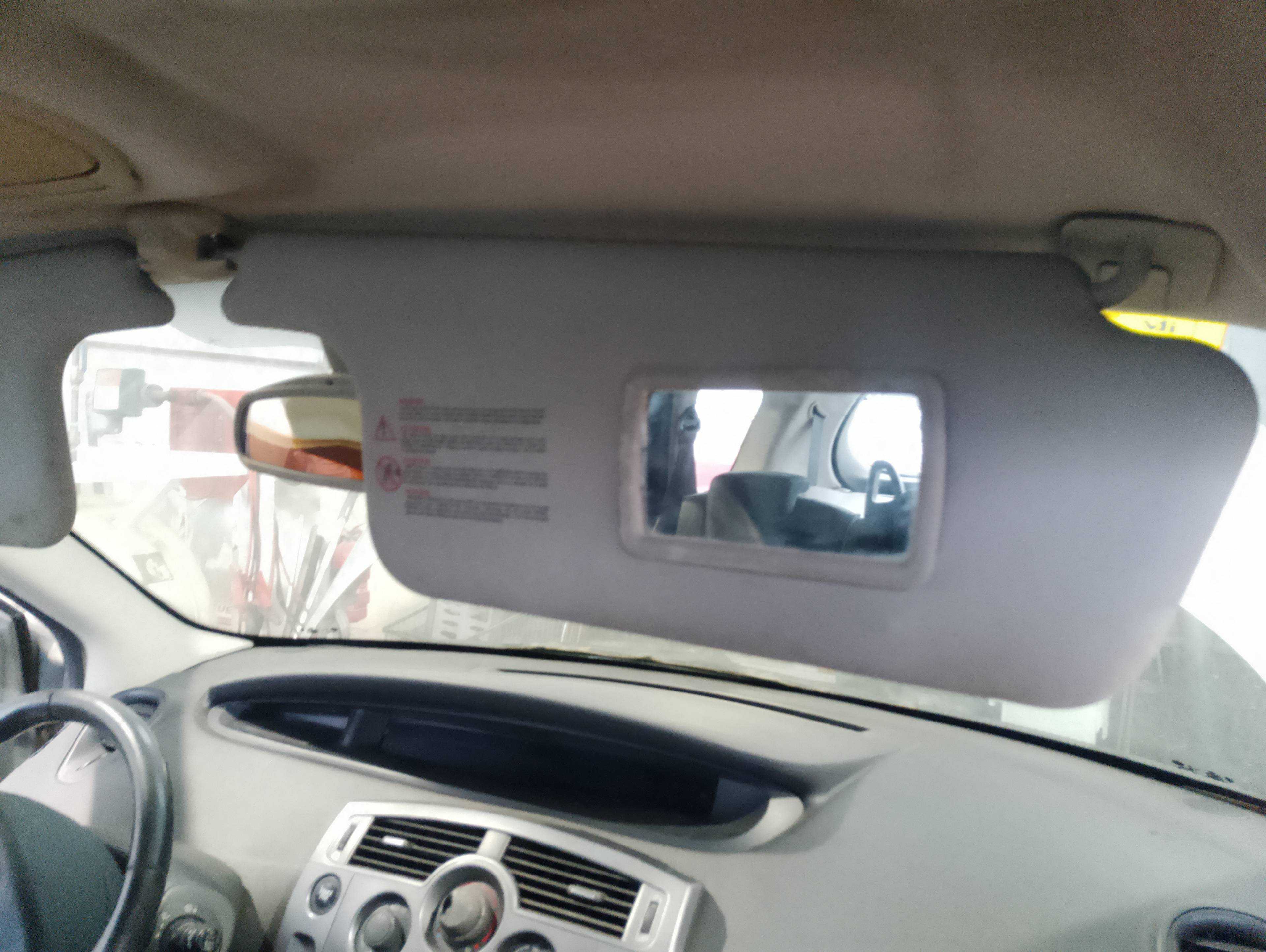 Recambio de parasol derecho para renault scenic ii confort authentique referencia OEM IAM   