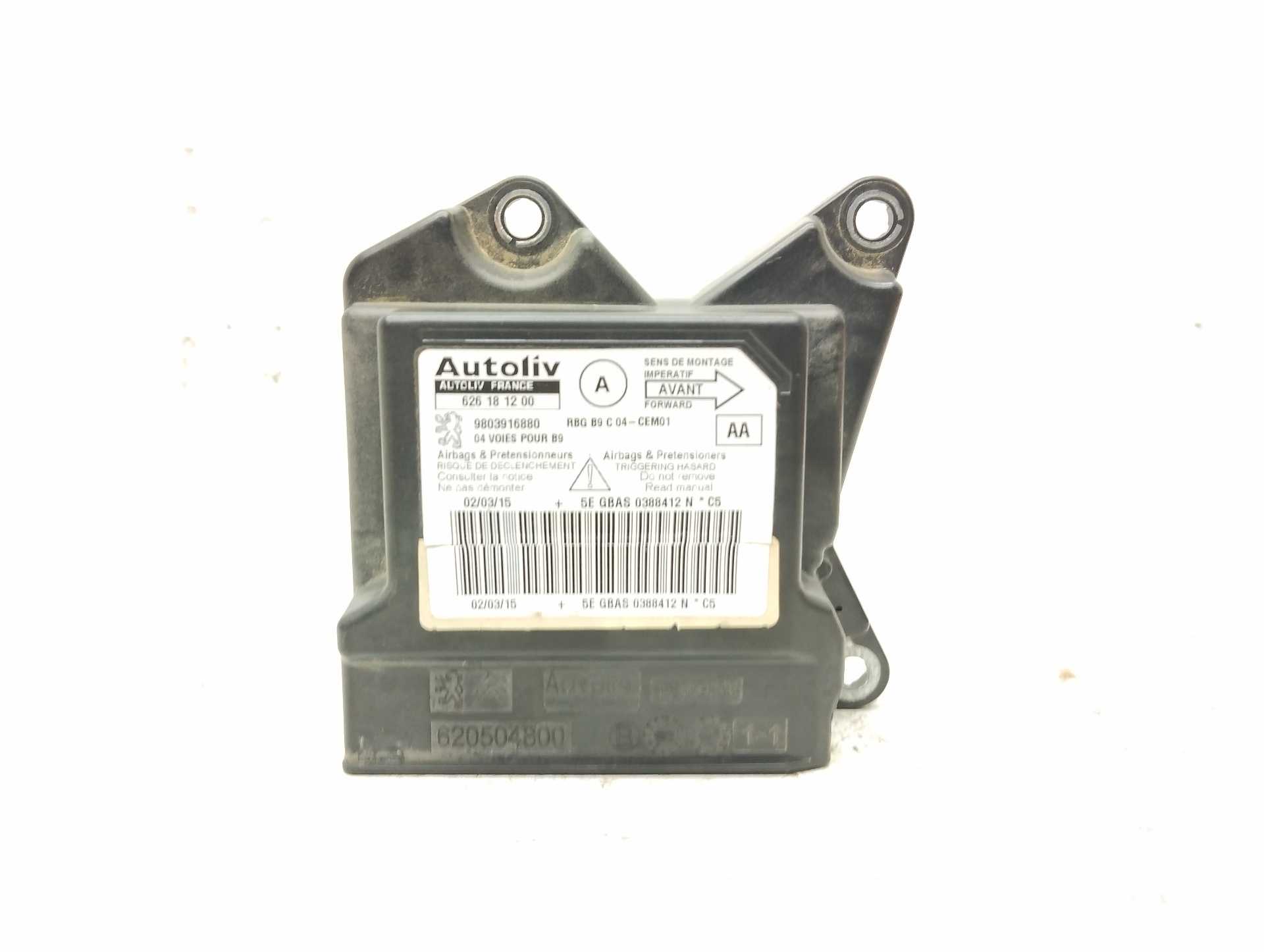 Recambio de centralita airbag para citroën berlingo station wagon xtr referencia OEM IAM 9803916880 626181200 