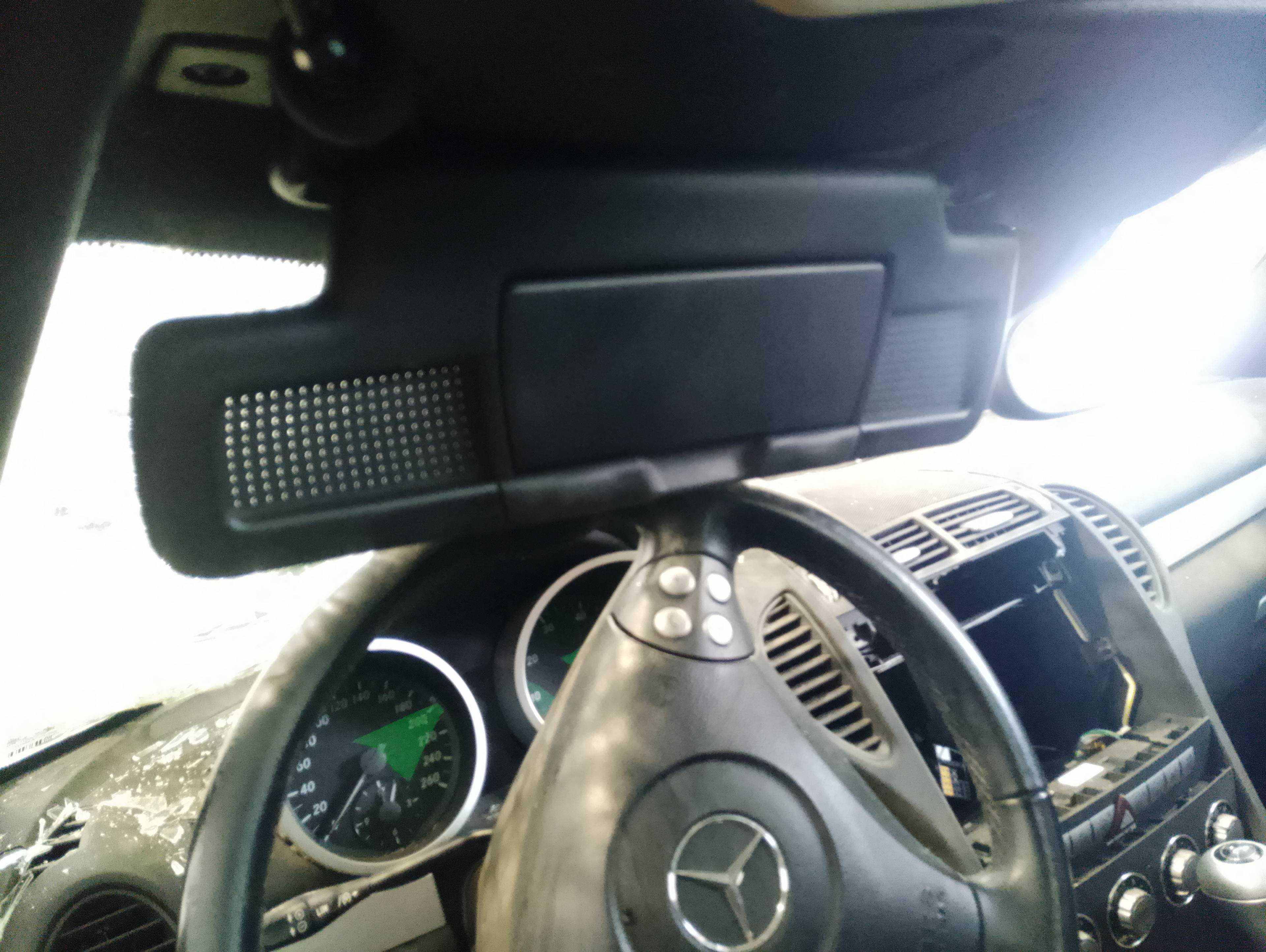 Recambio de parasol izquierdo para mercedes-benz clase slk (w171) roadster 200 compressor (171.442) referencia OEM IAM   
