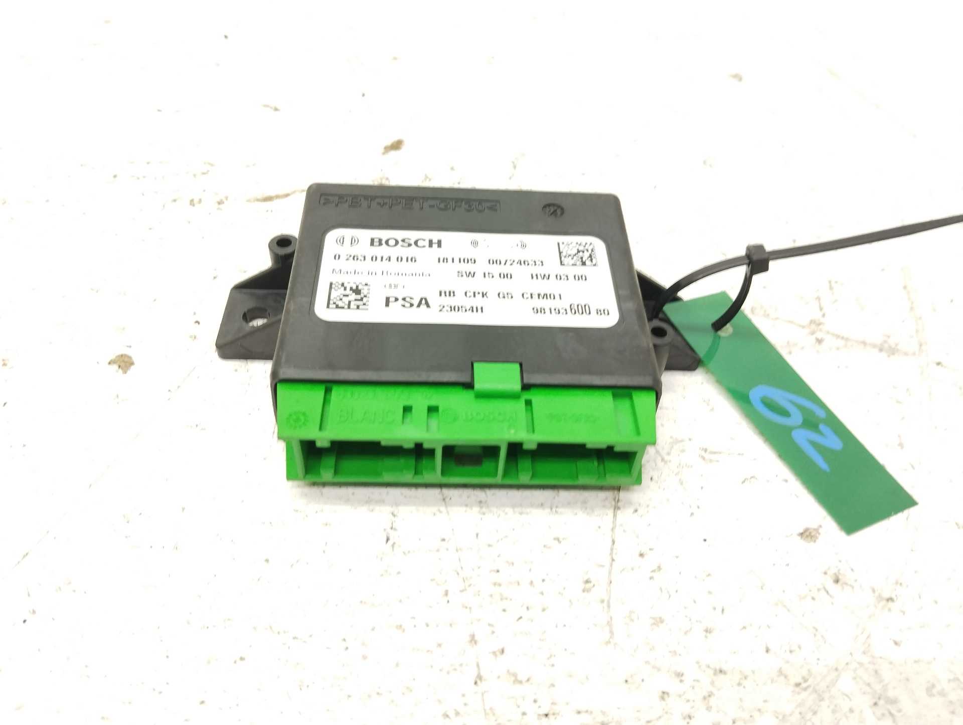 Recambio de modulo electronico para opel crossland x design line referencia OEM IAM 9819360080 E1065901C 0263014016