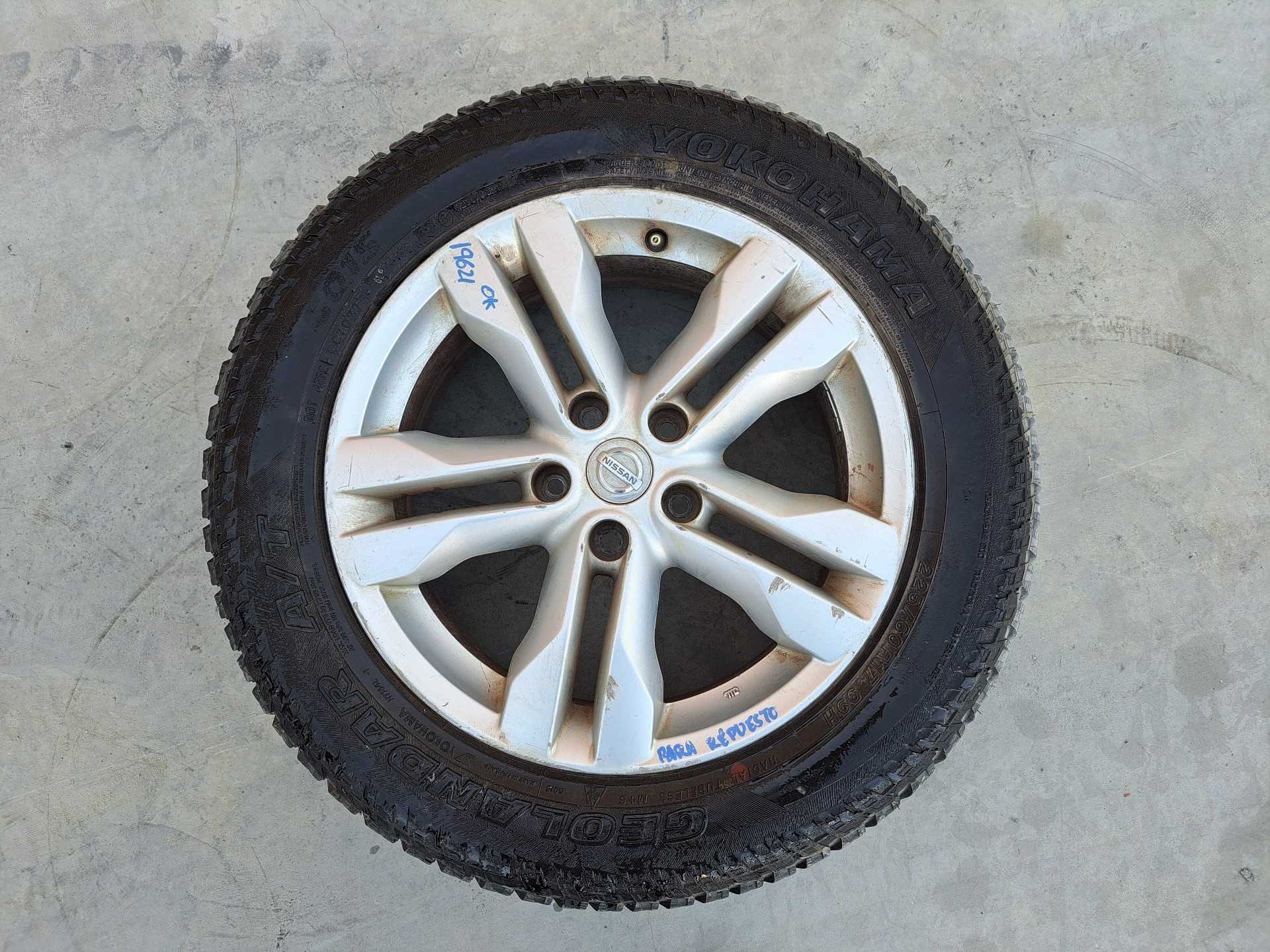 Recambio de llanta para nissan x-trail (t31) le referencia OEM IAM 225/60/R17 YOKOHAMA 99H