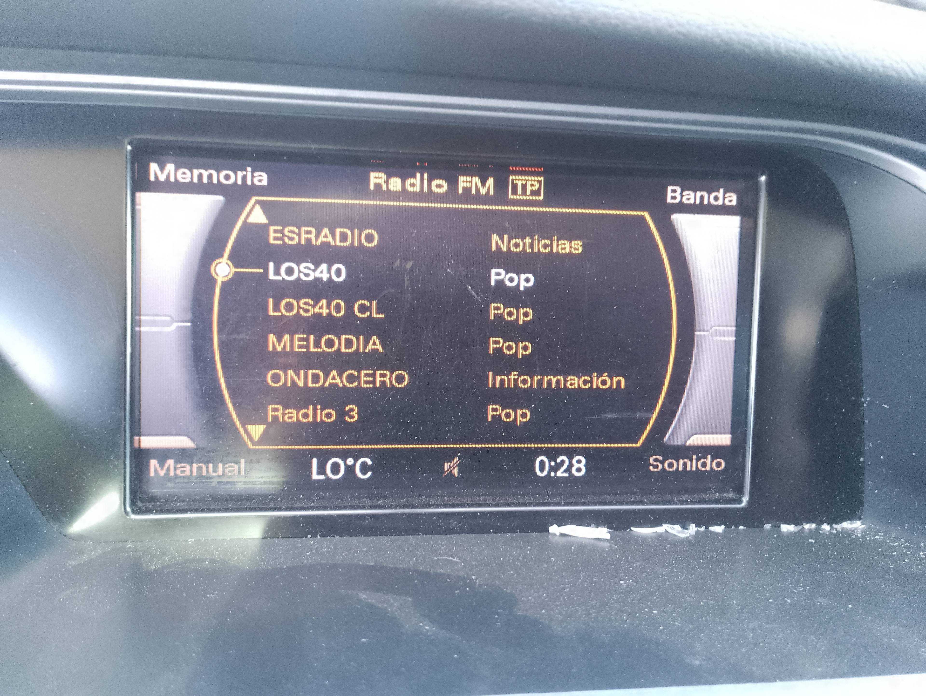Recambio de pantalla multifuncion para audi a4 avant (8k5) (2008) básico referencia OEM IAM 8T0919603F  