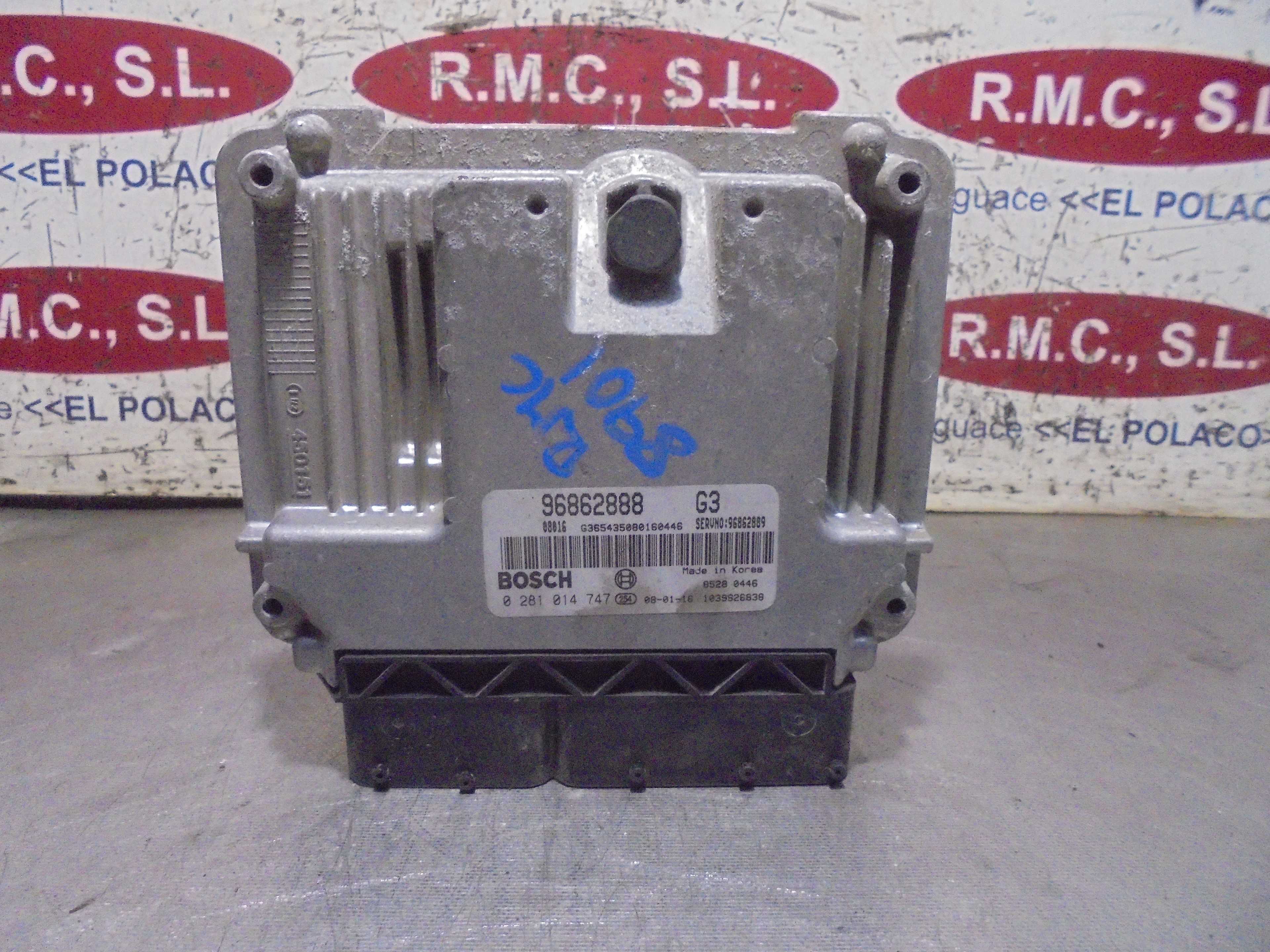 Recambio de centralita motor uce para chevrolet epica lt referencia OEM IAM 96862888  
