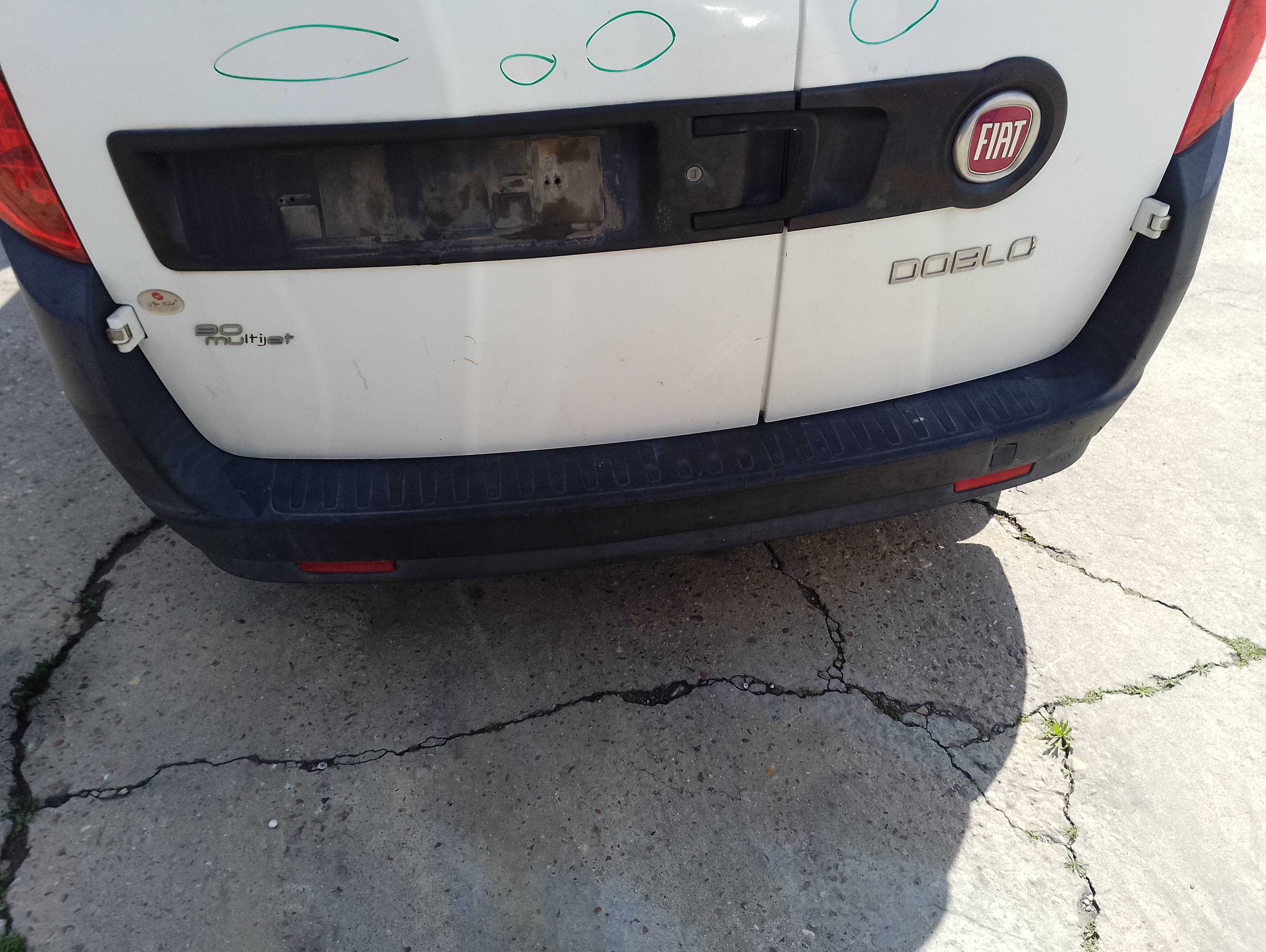 Recambio de paragolpes trasero para fiat doblo ii cargo (263) furgón basis maxi referencia OEM IAM   