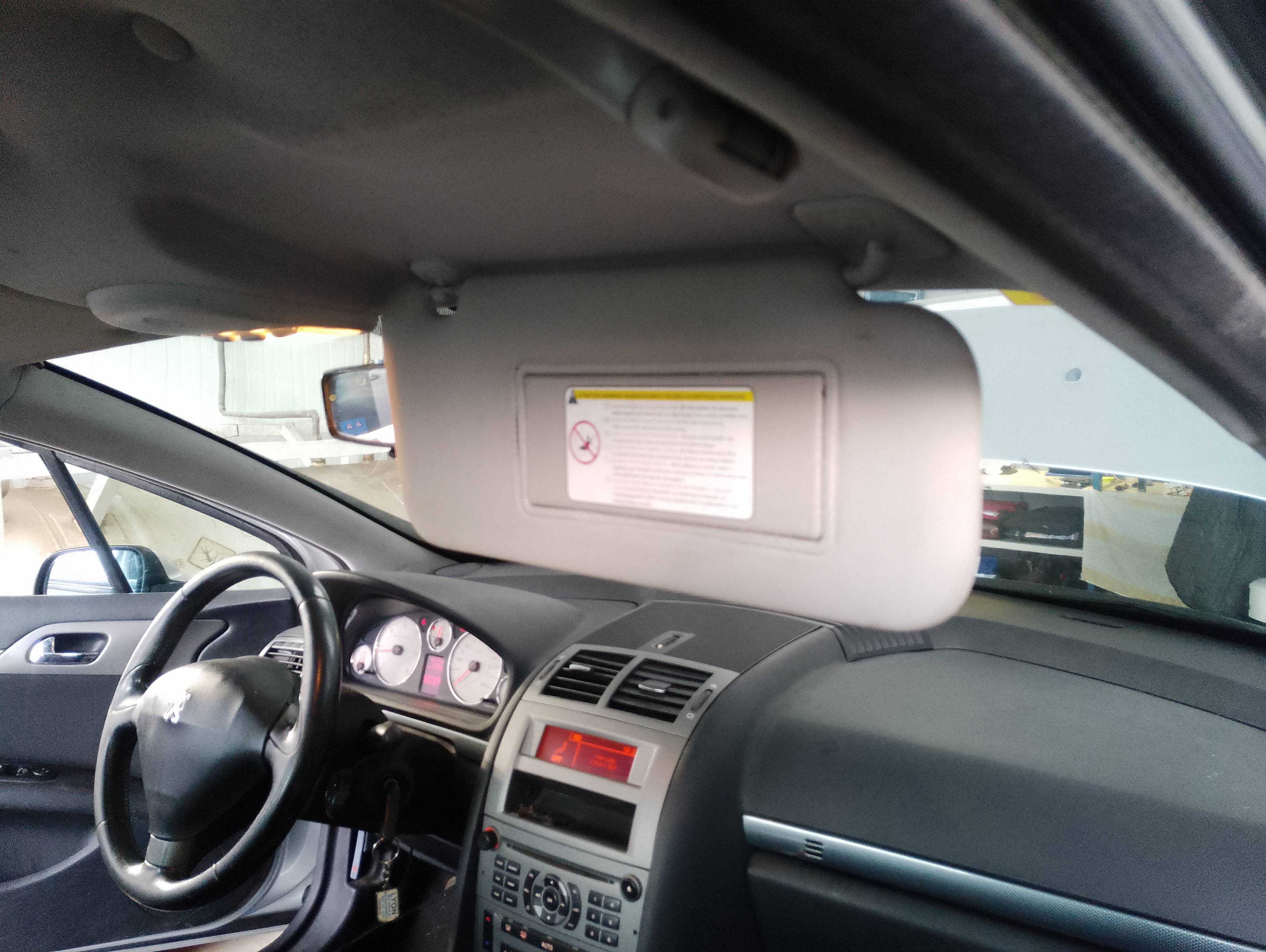 Recambio de parasol derecho para peugeot 407 st confort referencia OEM IAM   