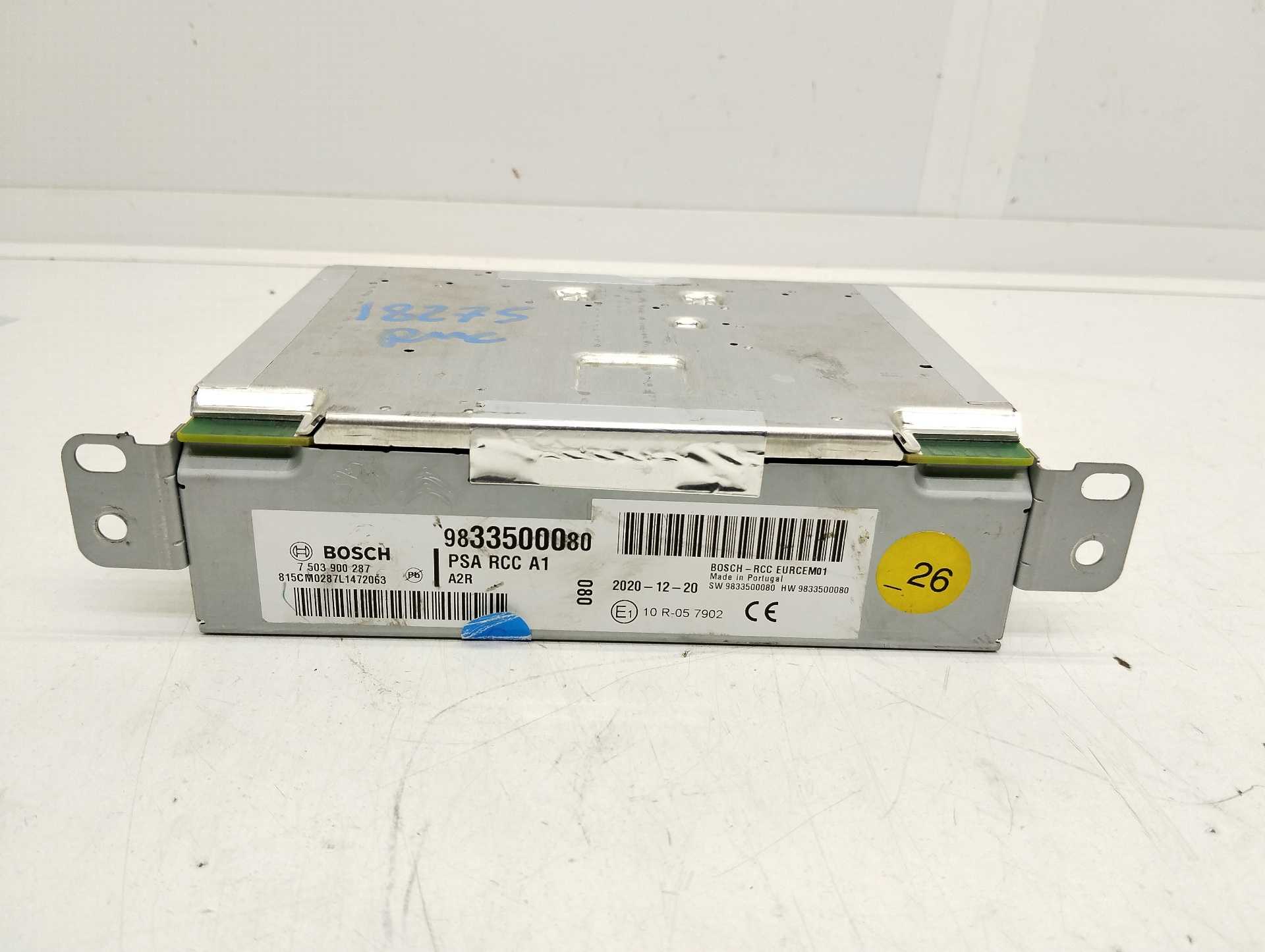 Recambio de sistema audio / radio cd para opel corsa f edition referencia OEM IAM 9833500080 7503900287 BOSCH