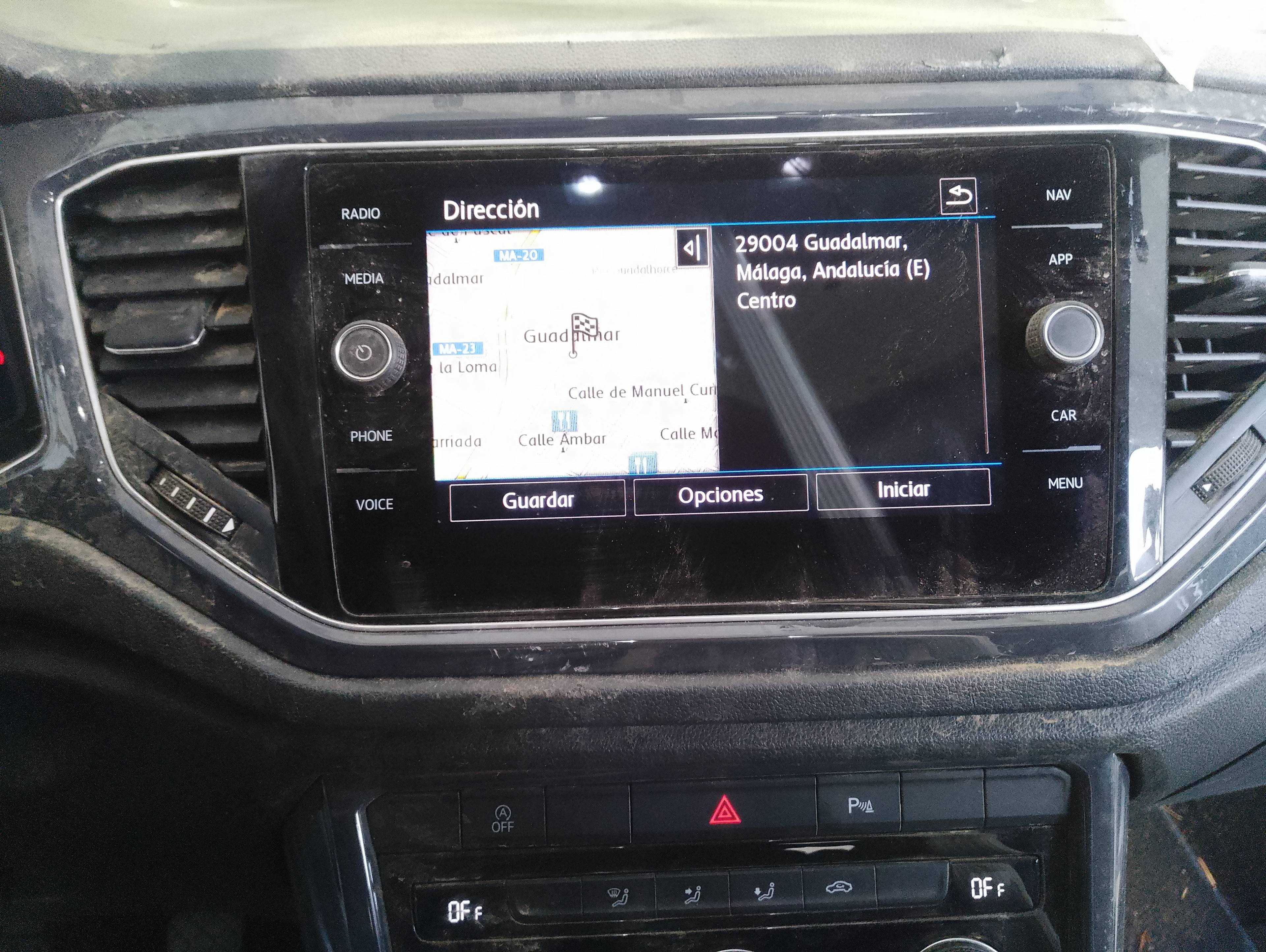 Recambio de pantalla multifuncion para volkswagen t-roc advance r-line referencia OEM IAM 5G6919605B  