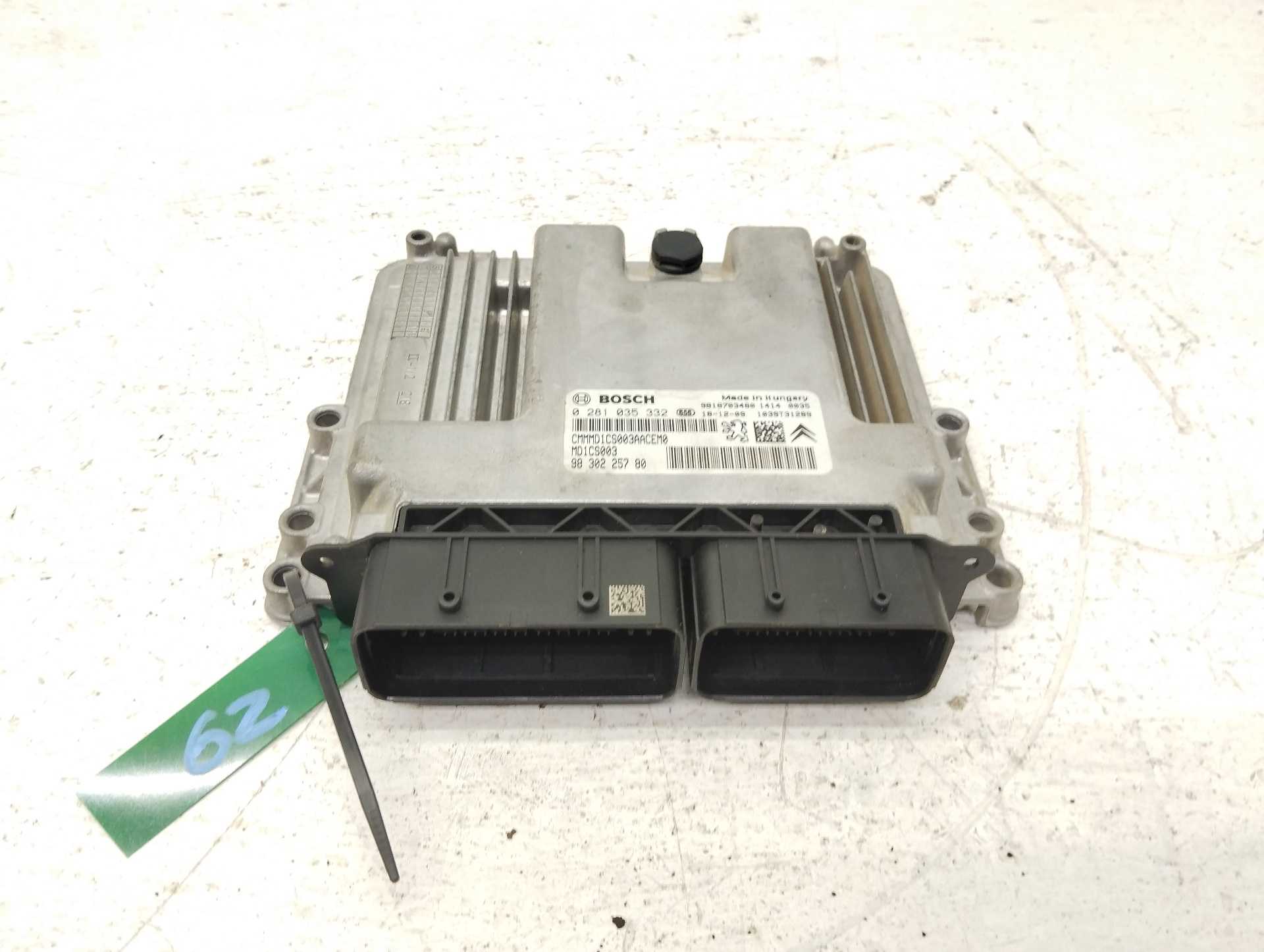 Recambio de centralita motor uce para opel crossland x design line referencia OEM IAM 9830225780 0281035332 9818703480