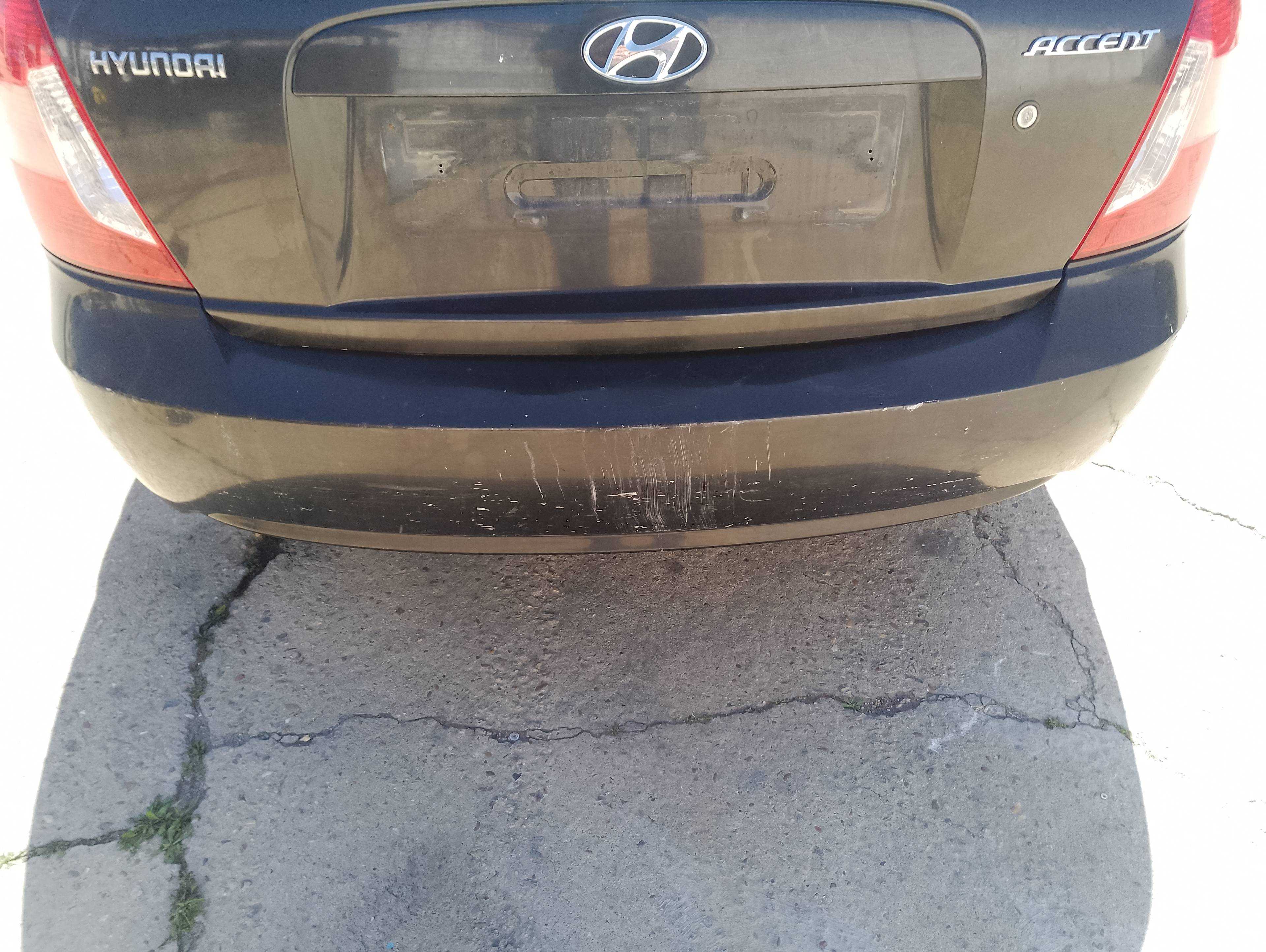 Recambio de paragolpes trasero para hyundai accent (mc) gl referencia OEM IAM   