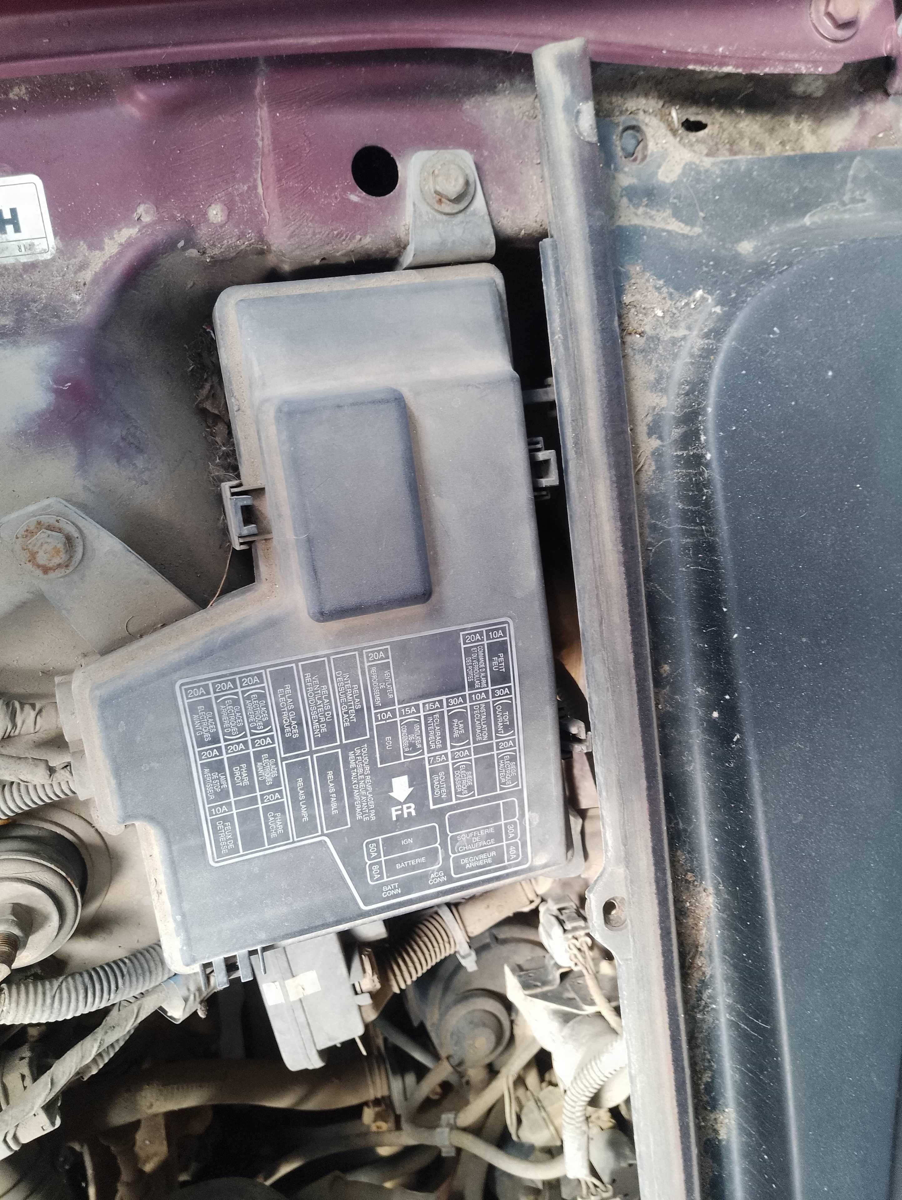 Recambio de caja reles / fusibles para honda accord berlina (cc/ce) 1.8 (ce7) referencia OEM IAM   