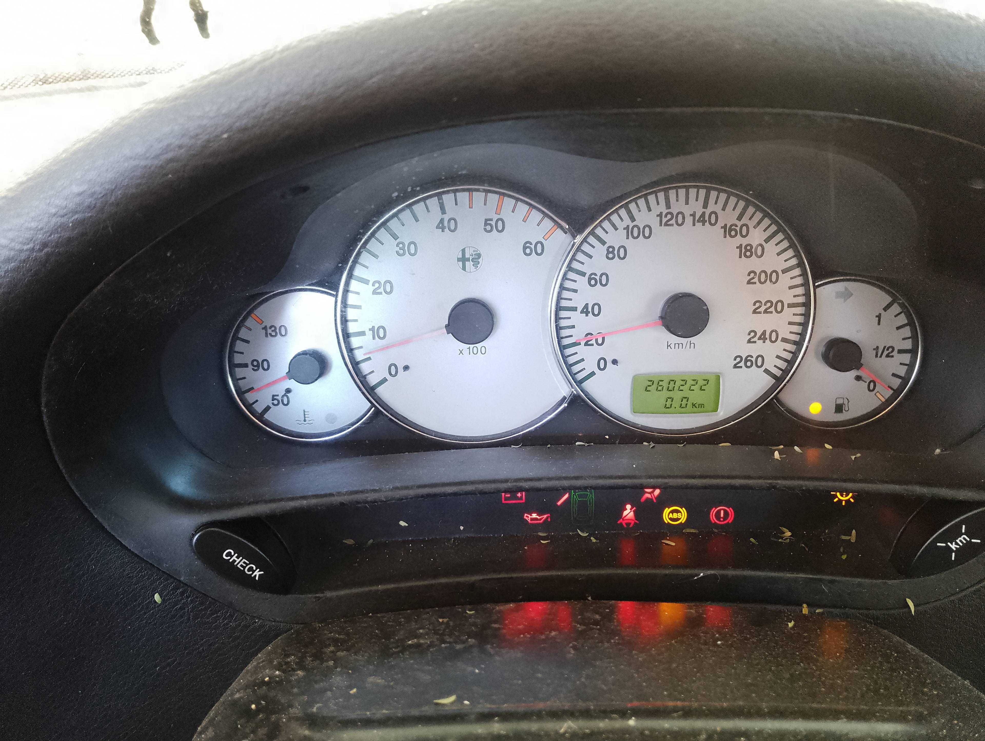 Recambio de cuadro instrumentos para alfa romeo 166 2.4 jtd referencia OEM IAM   
