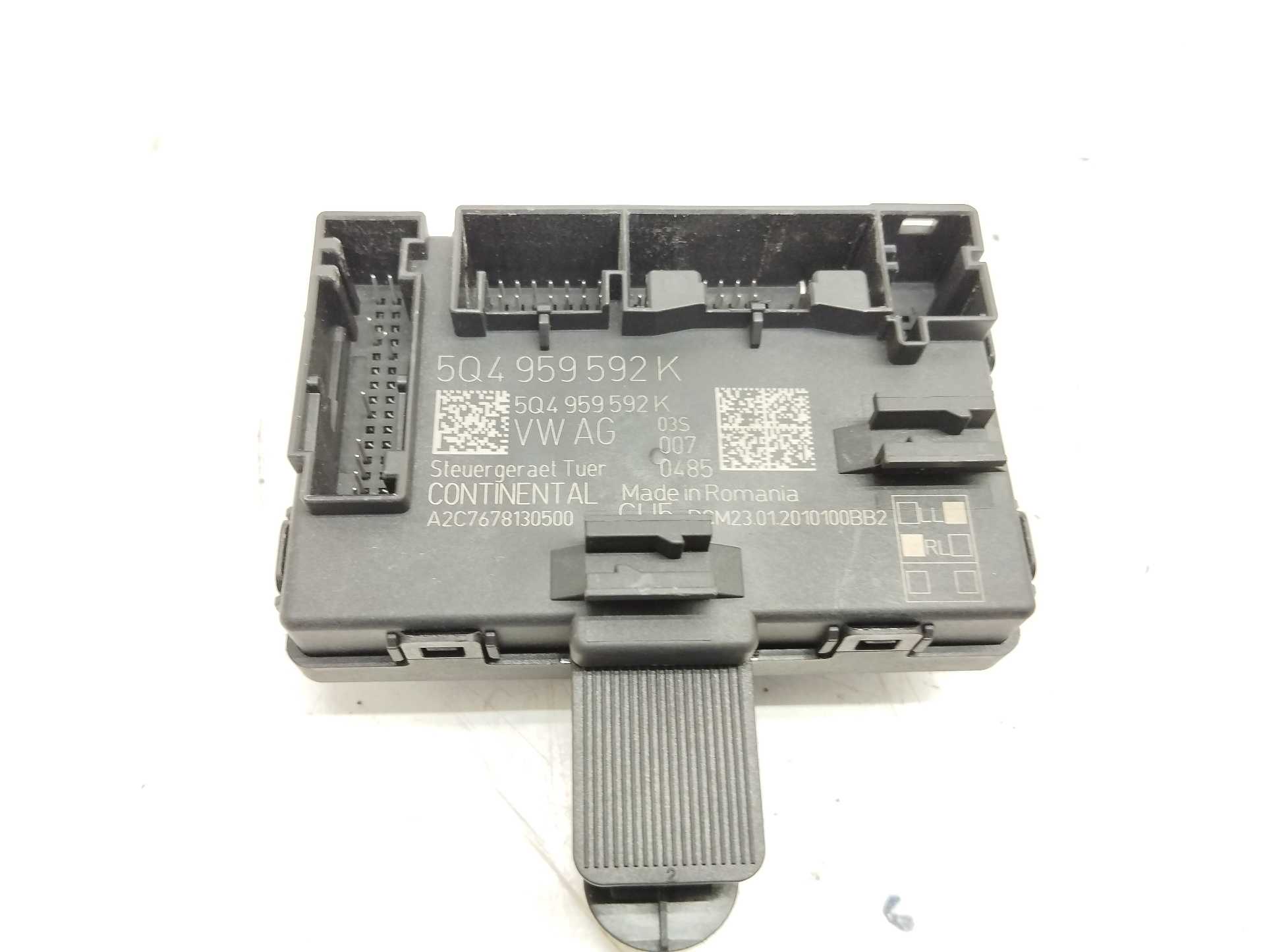 Recambio de modulo electronico para volkswagen t-roc 1.5 16v tsi act referencia OEM IAM 5Q4959592K A2C7674130500 CONTINENTAL