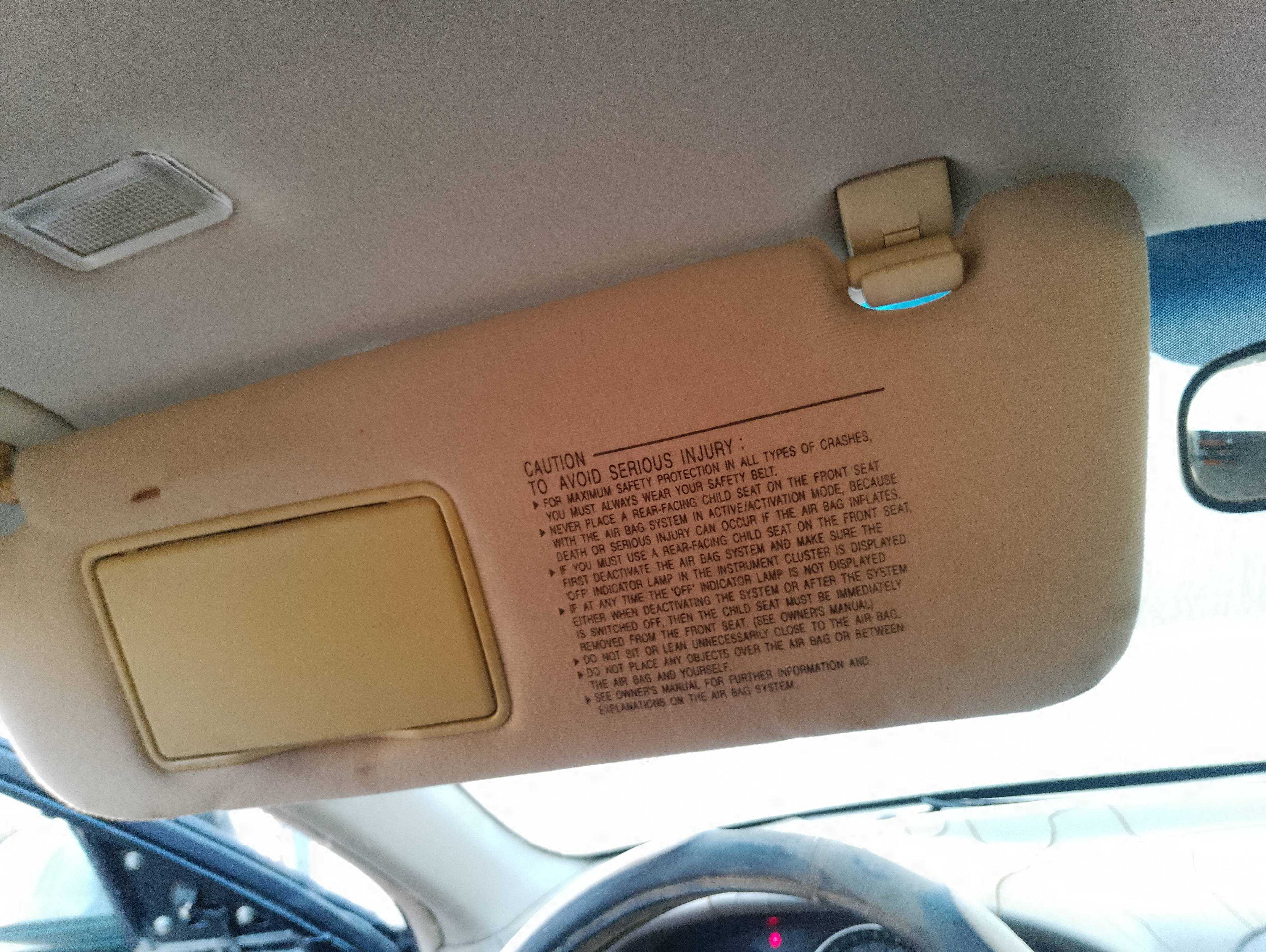 Recambio de parasol izquierdo para hyundai sonata (nf) 2.0 crdi cat referencia OEM IAM   