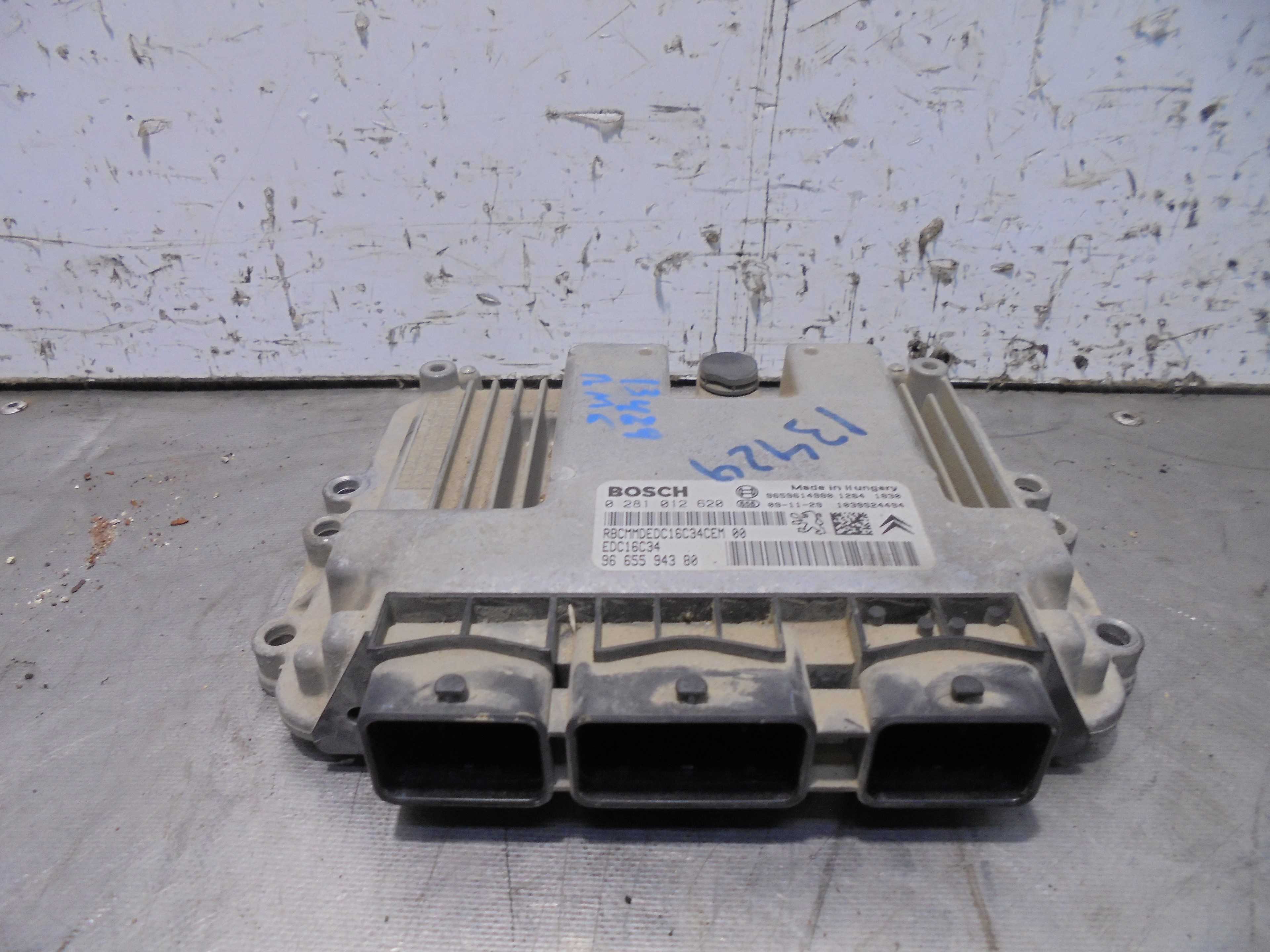 Recambio de centralita motor uce para citroën berlingo 1.6 16v hdi referencia OEM IAM 9665594380 BOSCH 