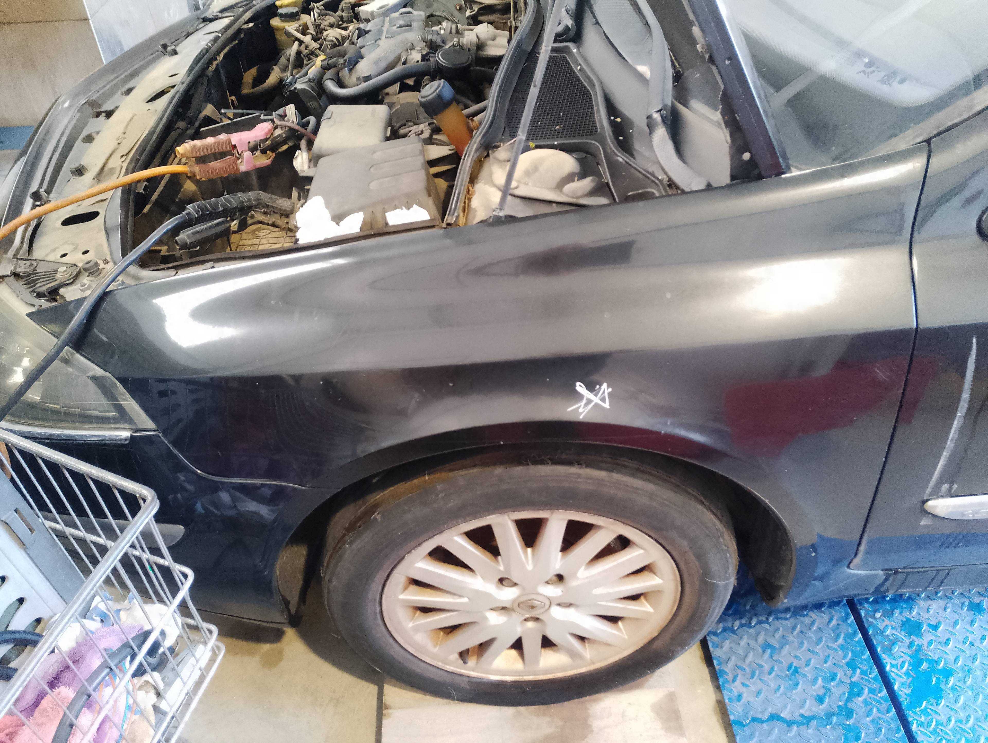 Recambio de aleta delantera izquierda para renault laguna ii (bg0) authentique referencia OEM IAM   