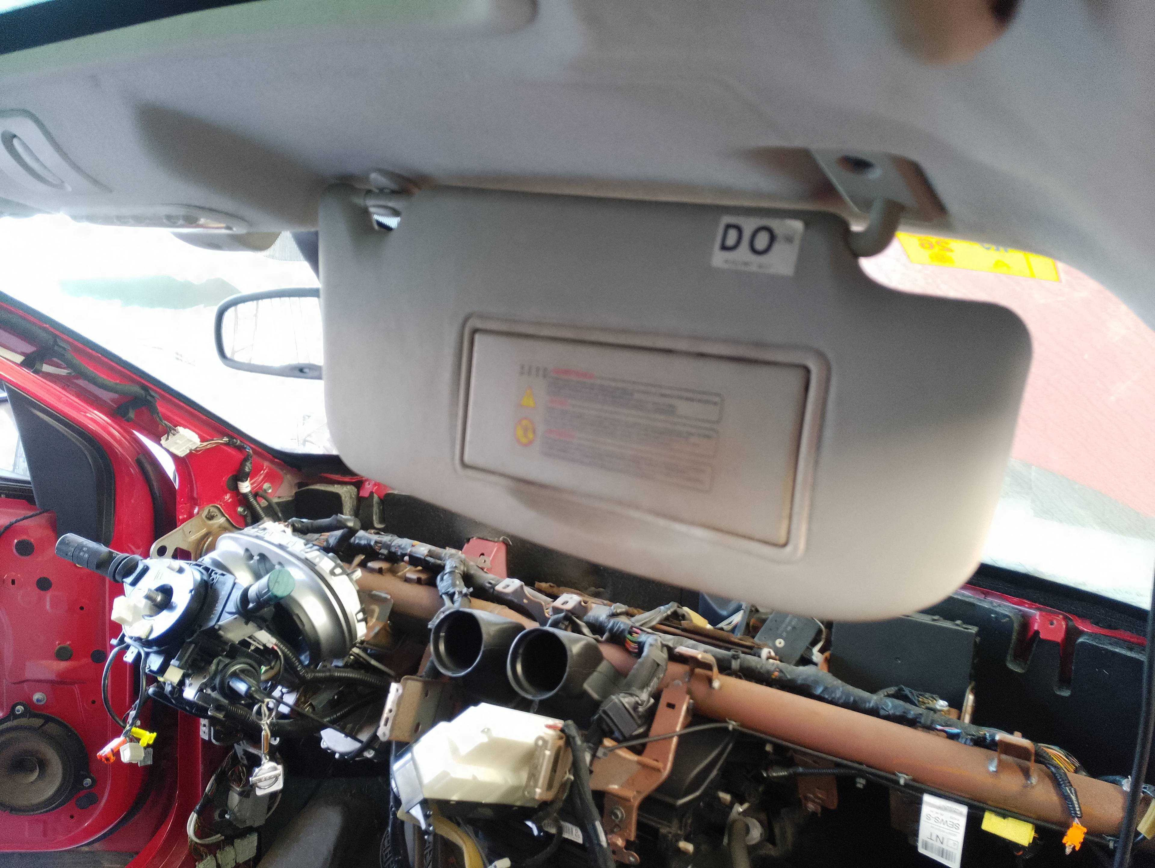 Recambio de parasol derecho para nissan qashqai (j10) acenta referencia OEM IAM   