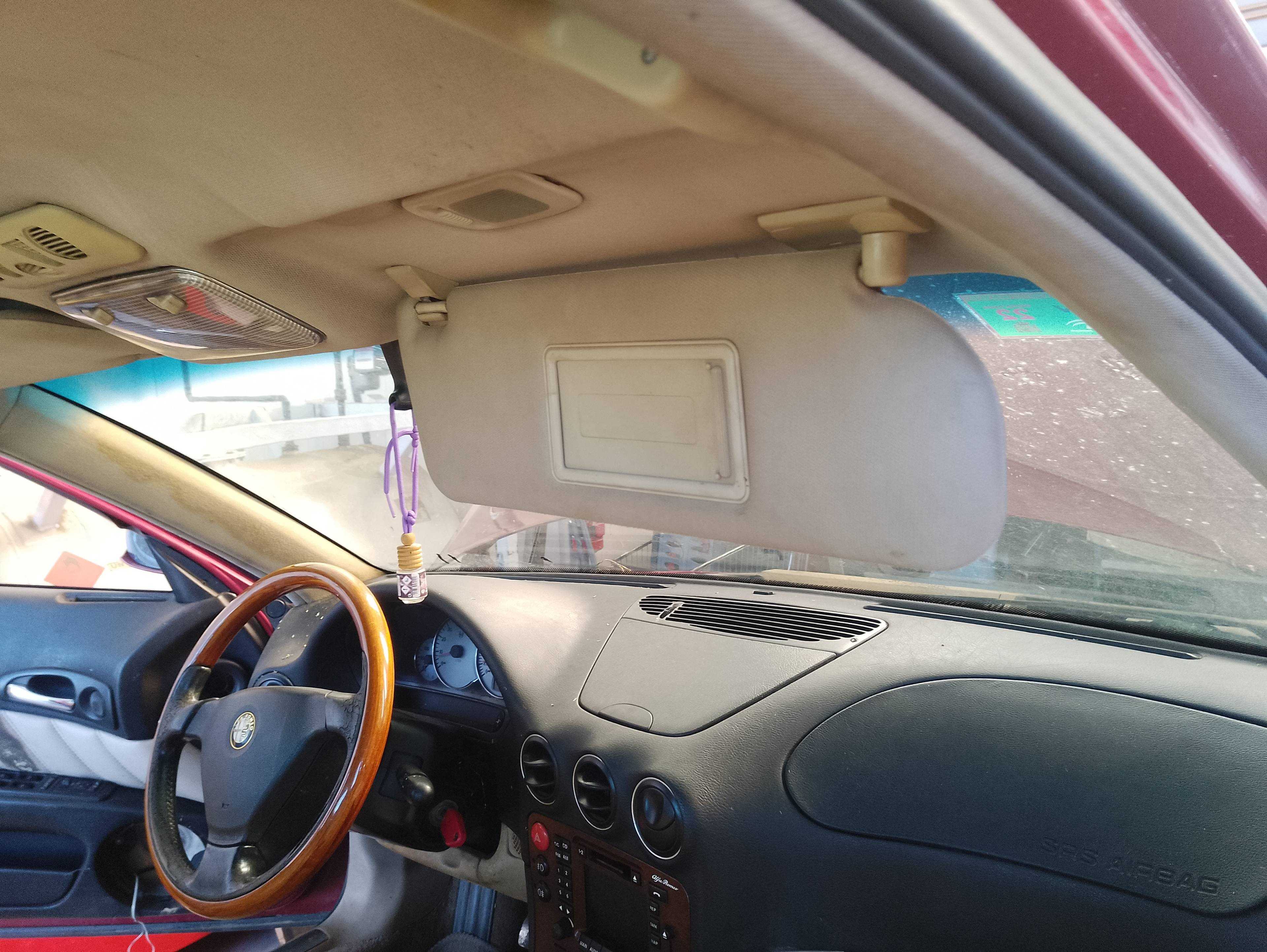 Recambio de parasol derecho para alfa romeo 166 2.4 jtd referencia OEM IAM   