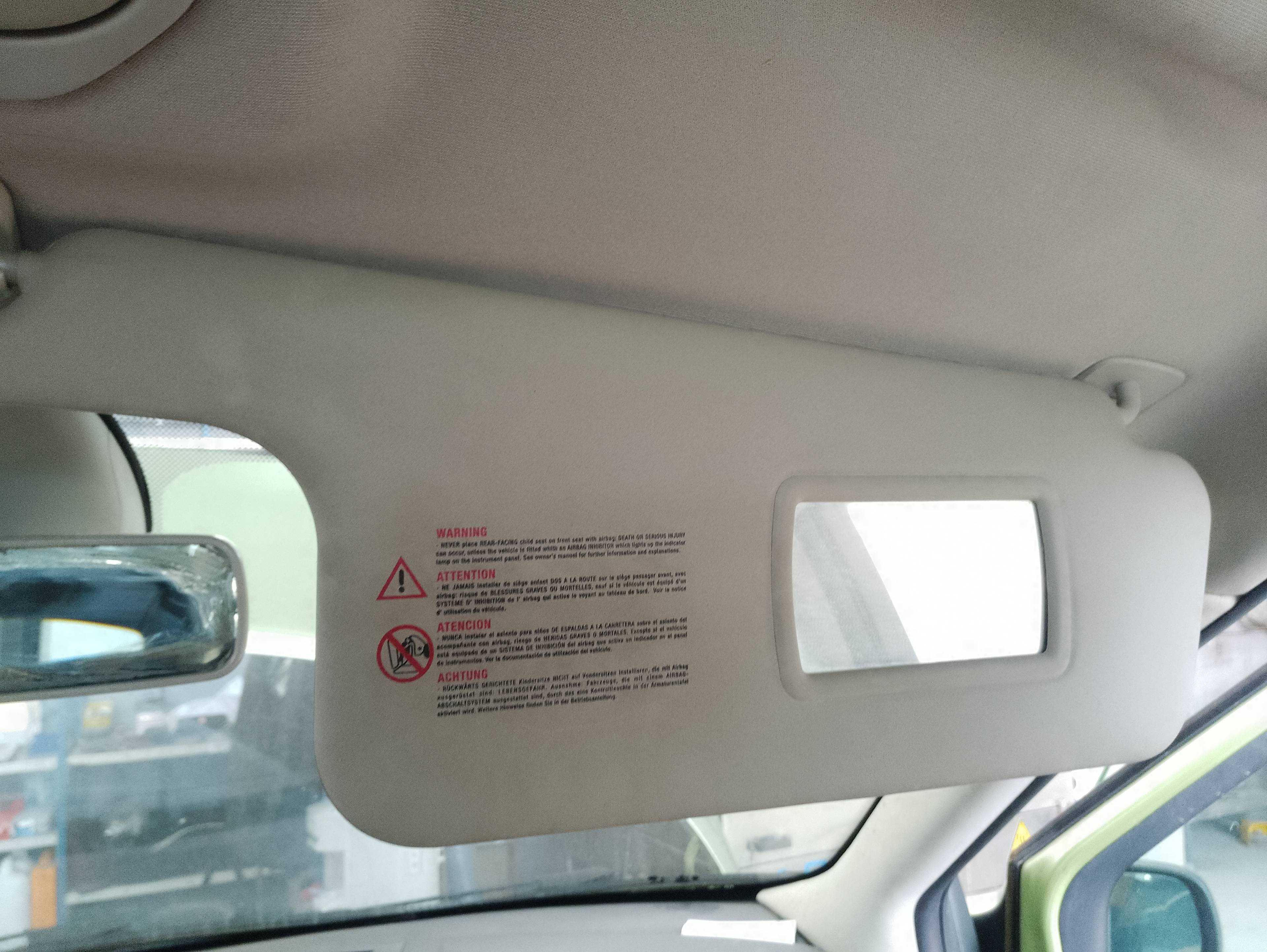 Recambio de parasol derecho para renault scenic ii authentique referencia OEM IAM   