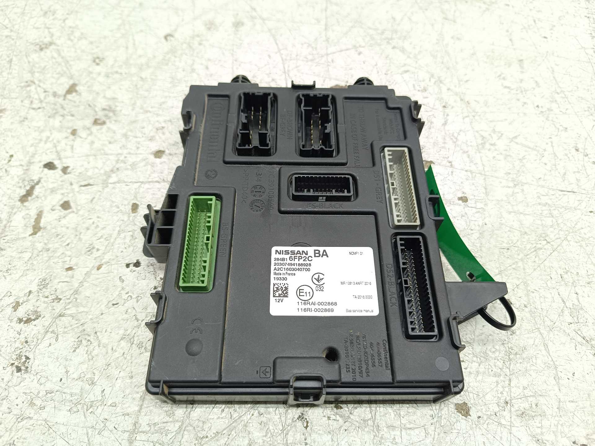 Recambio de centralita confort para nissan qashqai (j11) n-style referencia OEM IAM 284B16FP2C A2C1603040700 