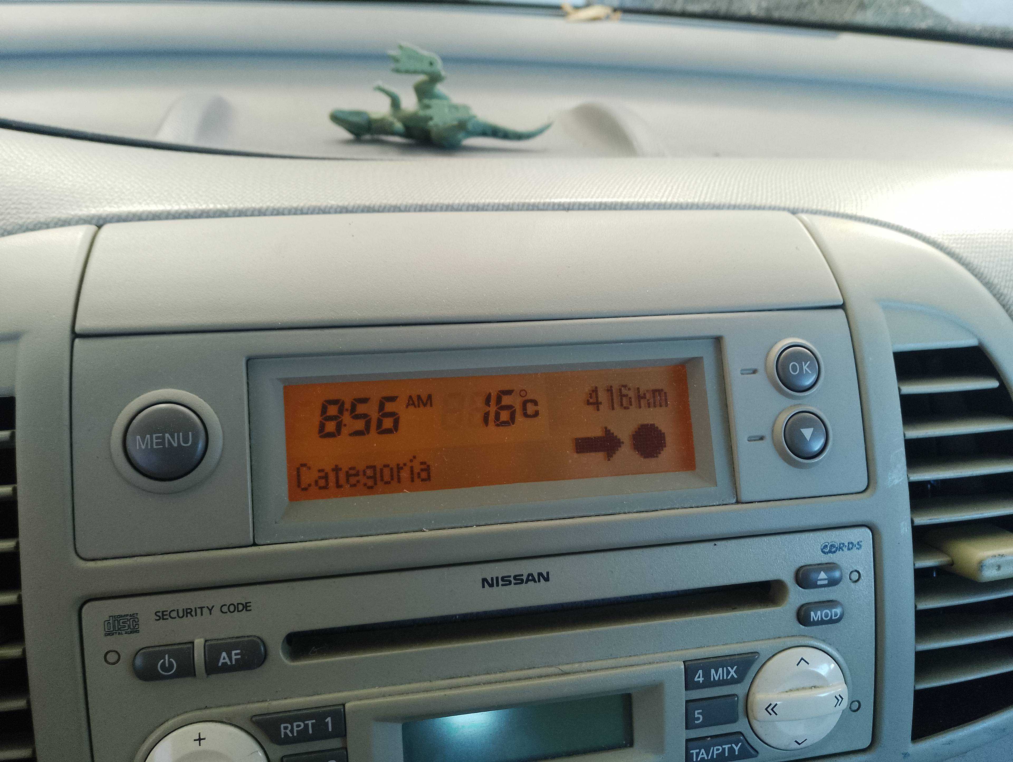 Recambio de pantalla multifuncion para nissan micra (k12e) 25 aniversario referencia OEM IAM   