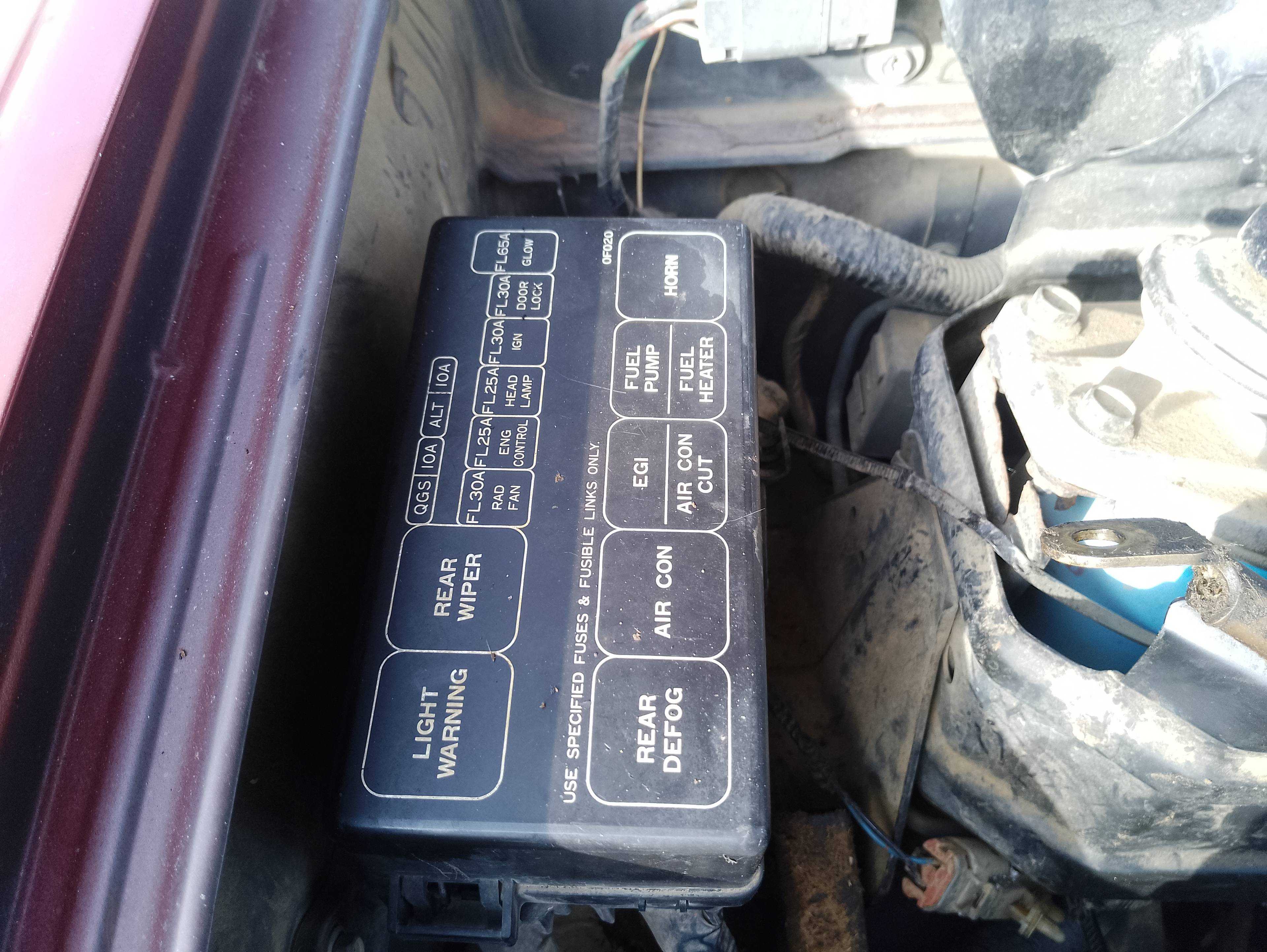 Recambio de caja reles / fusibles para nissan terrano (wd21) 2.7 td referencia OEM IAM   