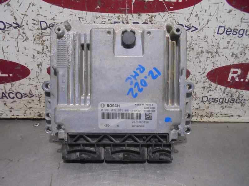 Recambio de centralita motor uce para renault kangoo 1.5 dci diesel fap referencia OEM IAM 0281032885  