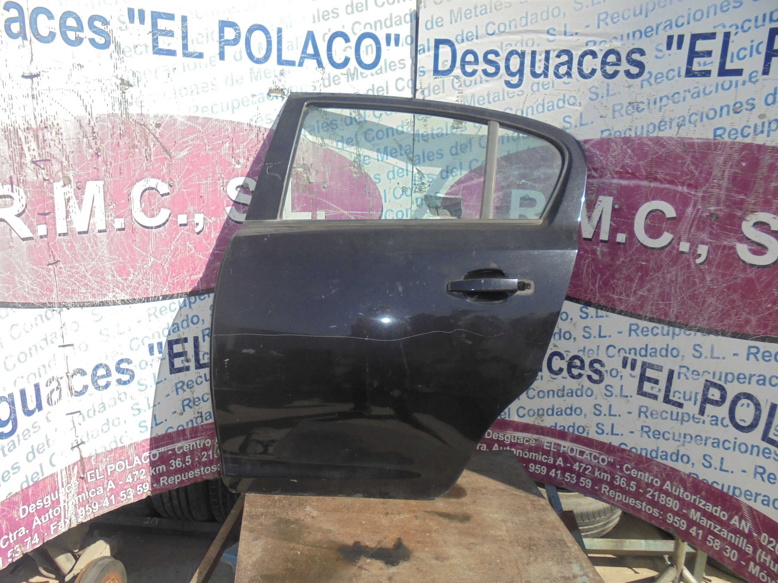 Recambio de puerta trasera izquierda para opel corsa d 1.3 16v cdti referencia OEM IAM   
