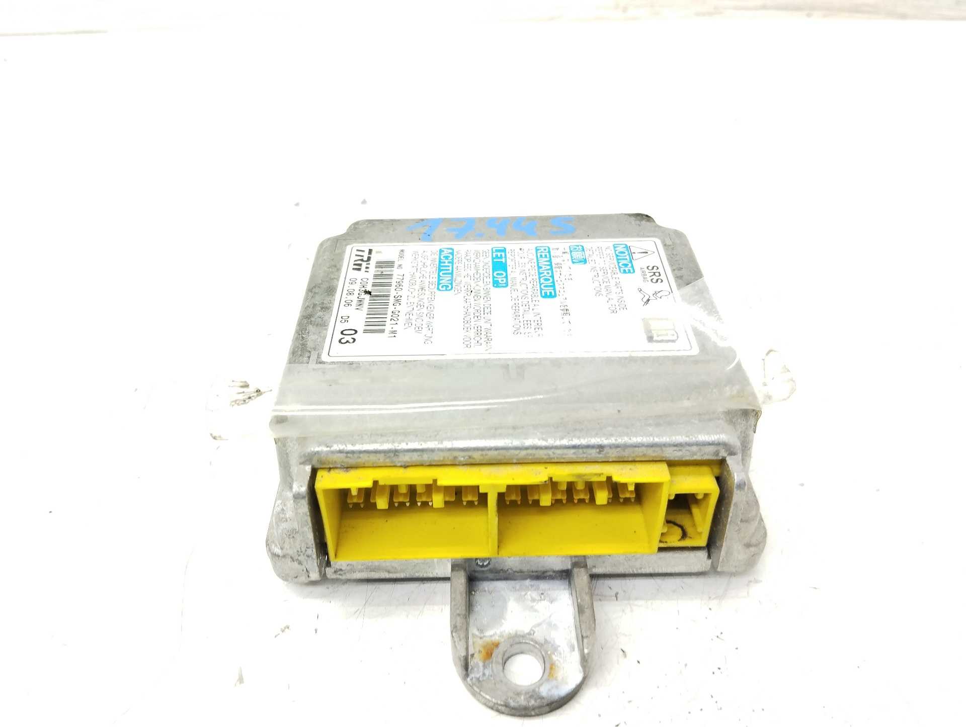 Recambio de centralita airbag para honda civic berlina 5 (fk) 2.2 i-ctdi executive referencia OEM IAM 77960SMGG021M1  