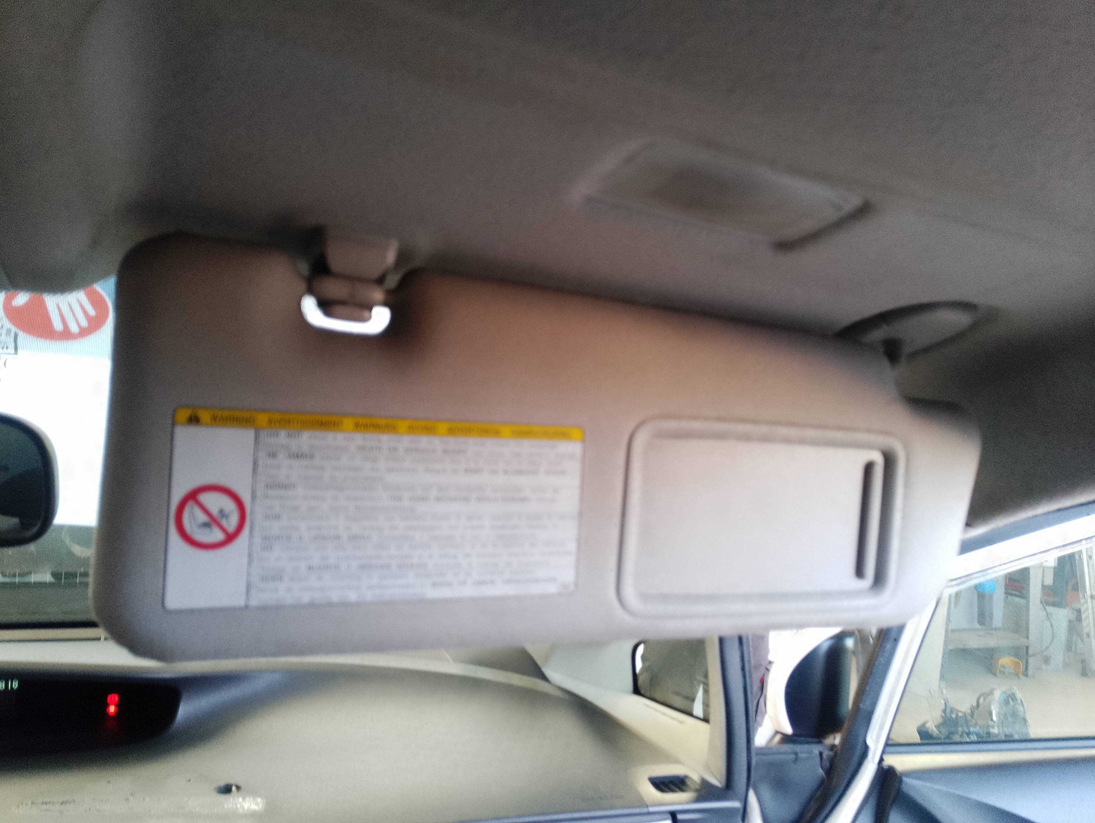 Recambio de parasol derecho para toyota prius (nhw30) plug-in hybrid advance referencia OEM IAM   