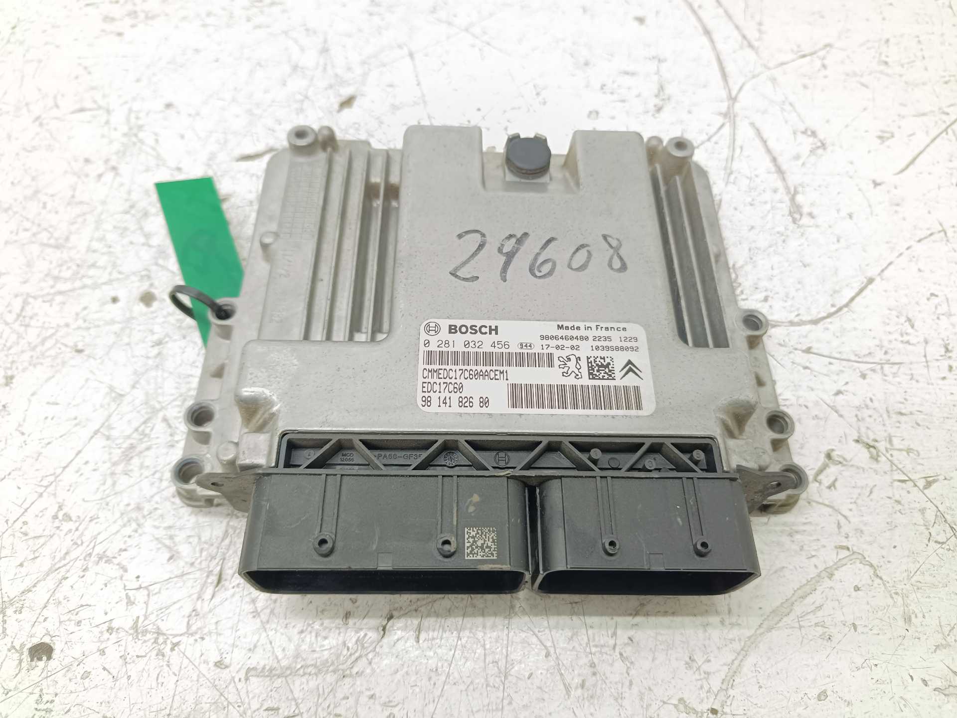Recambio de centralita motor uce para peugeot partner kasten l1 confort pack referencia OEM IAM 9814182680 0281032456 