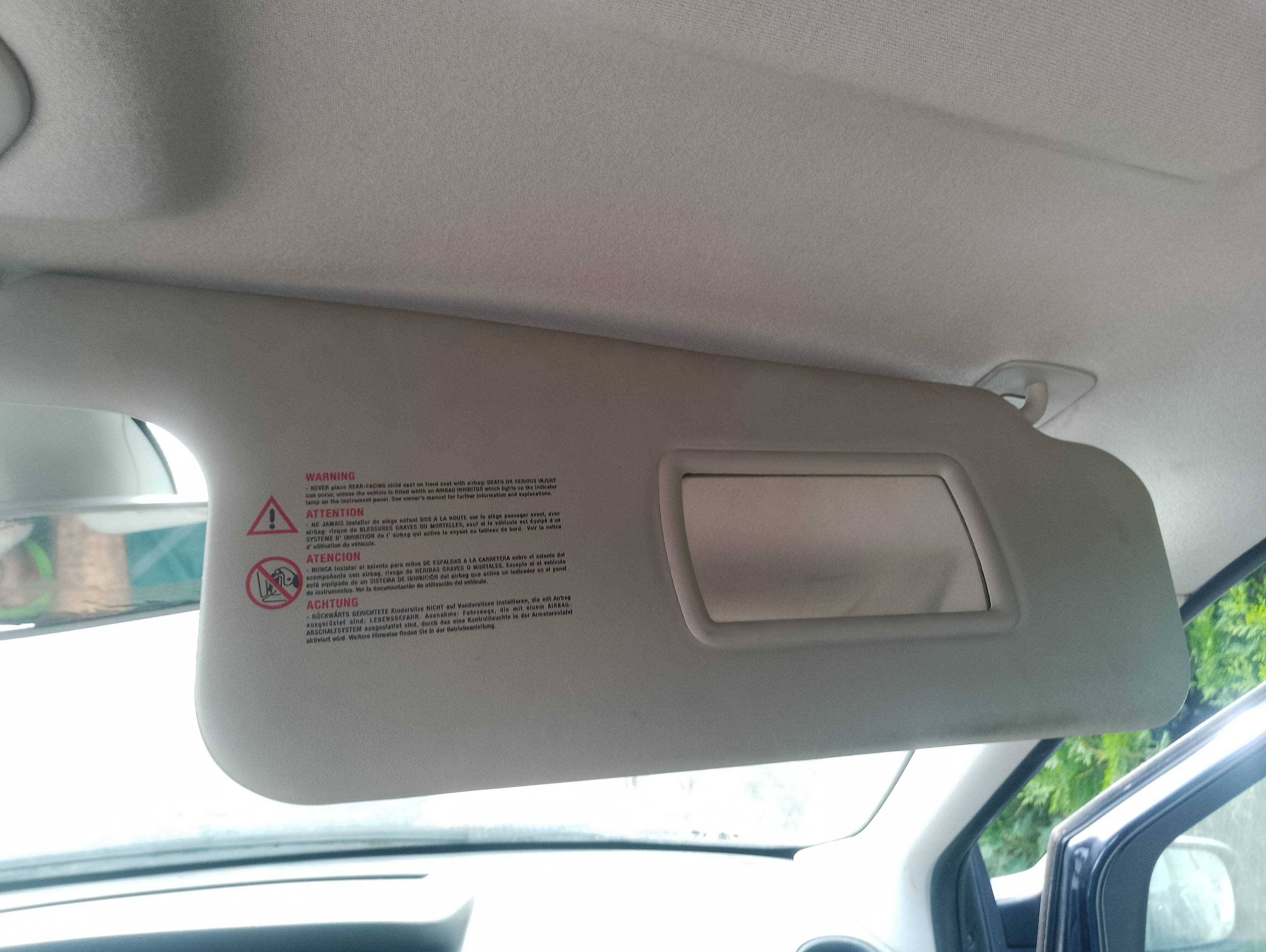 Recambio de parasol derecho para renault scenic ii authentique referencia OEM IAM   